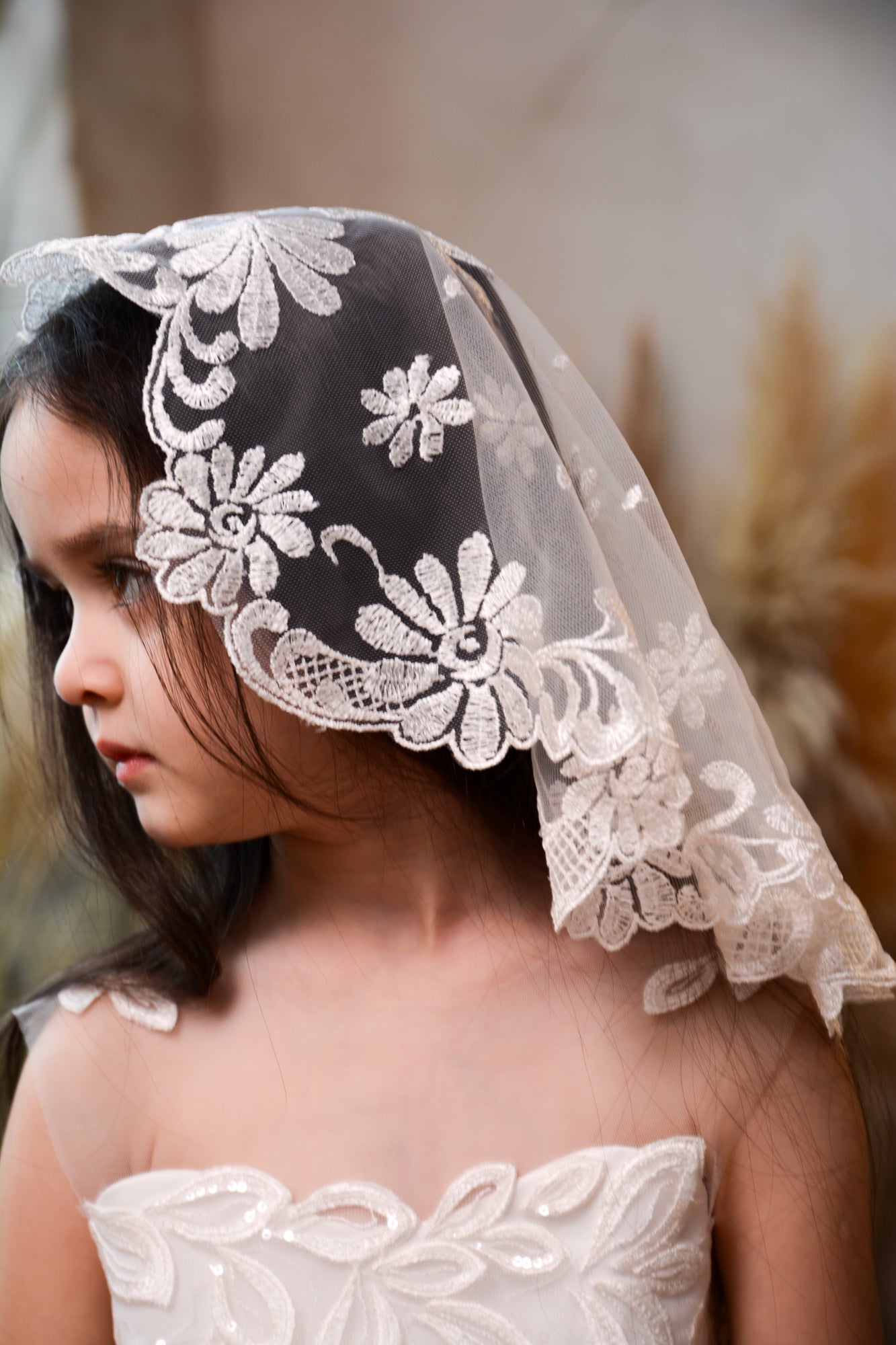 SHORT WHITE VEIL