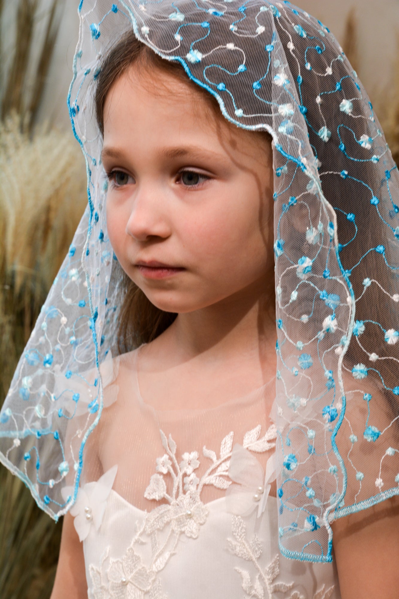 CHILD BLUE VEIL