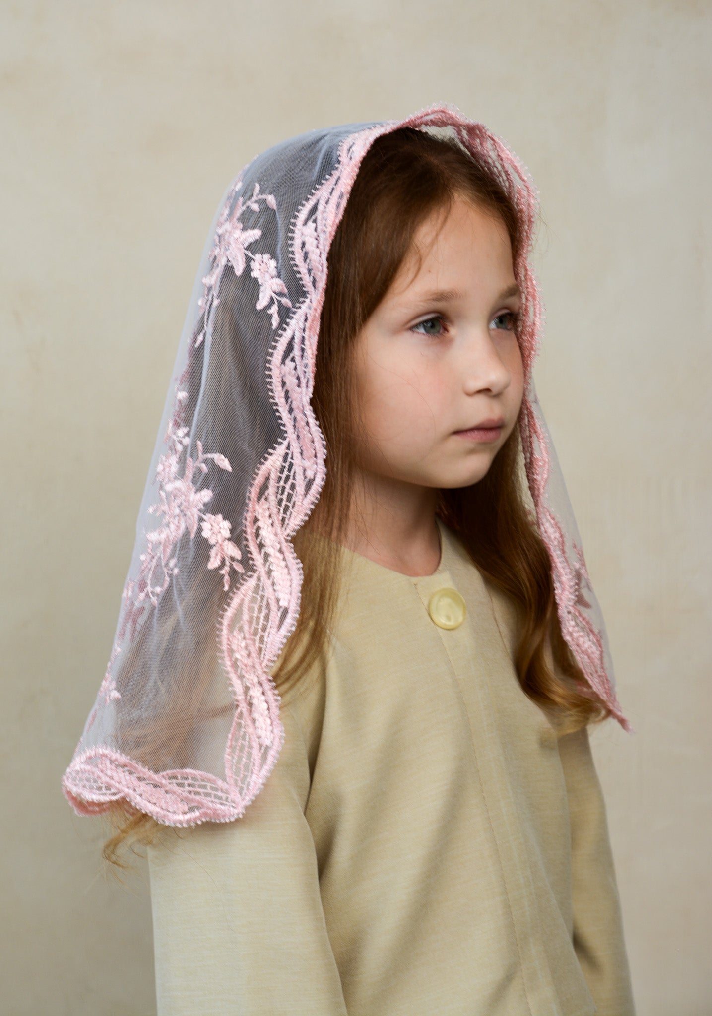 CHILD PINK VEIL