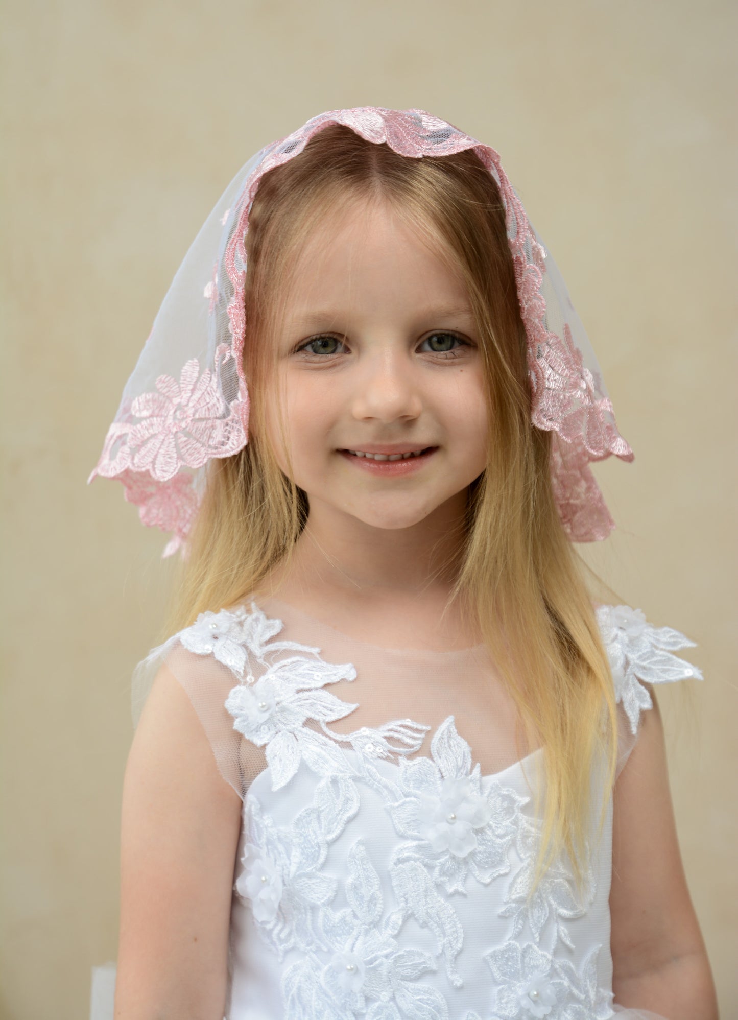 CHILD PINK VEIL