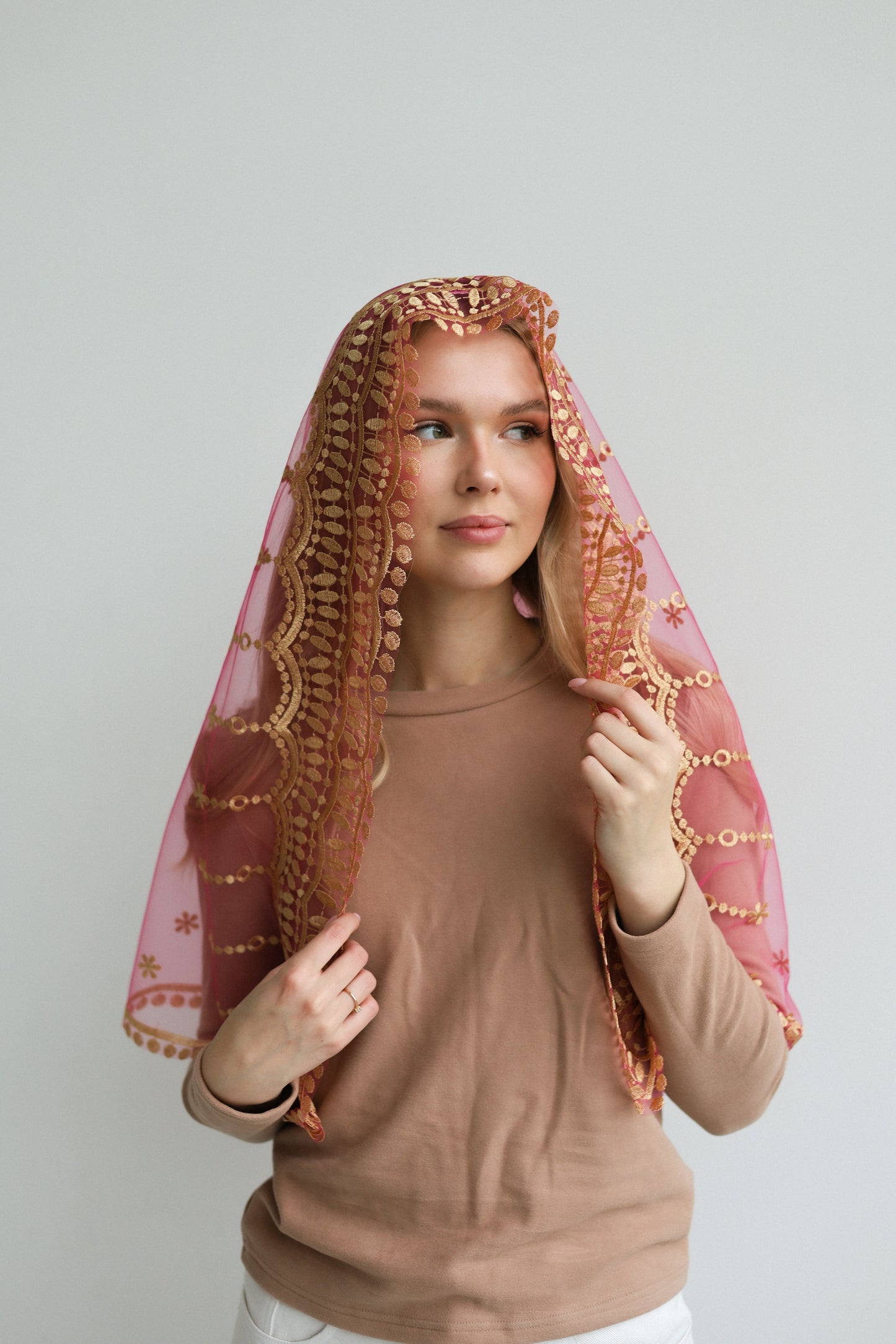 PINK VEIL WITH HEART