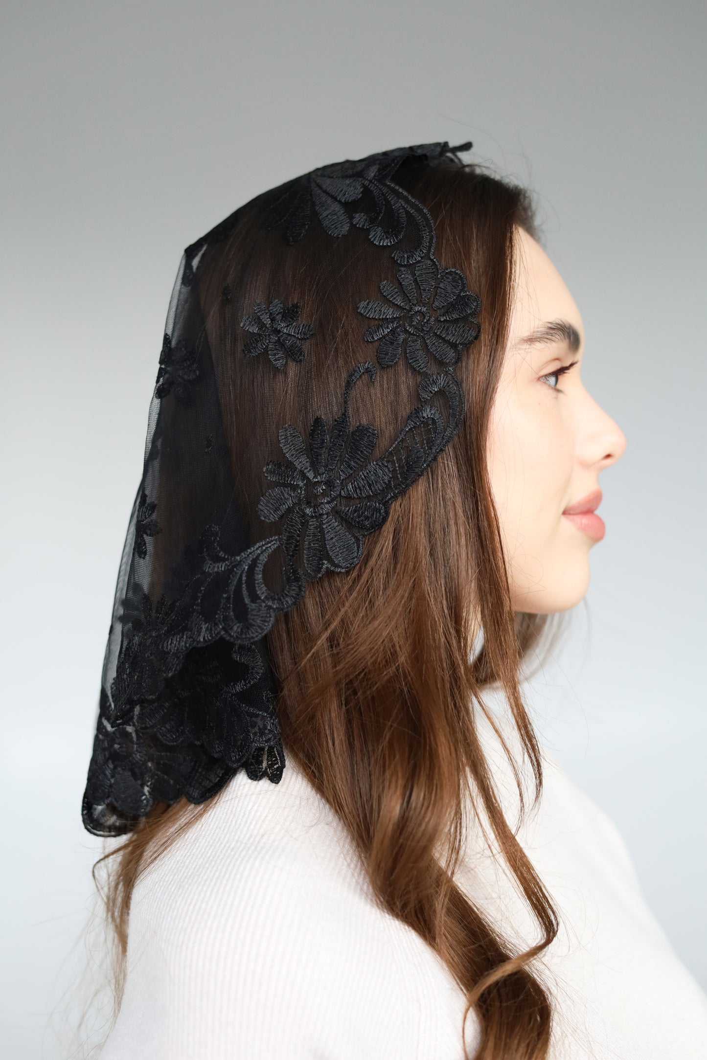 SHORT BLACK VEIL