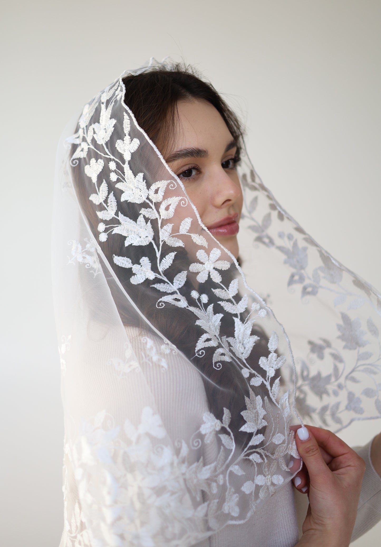 LONG IVORY VEIL - MariaVeils