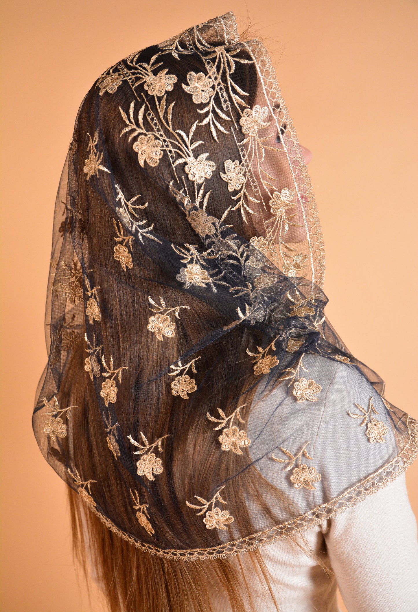 Gold Infinity Veil - MariaVeils