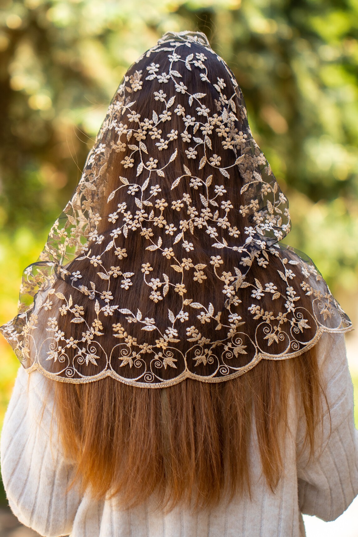Gold Infinity Veil - MariaVeils