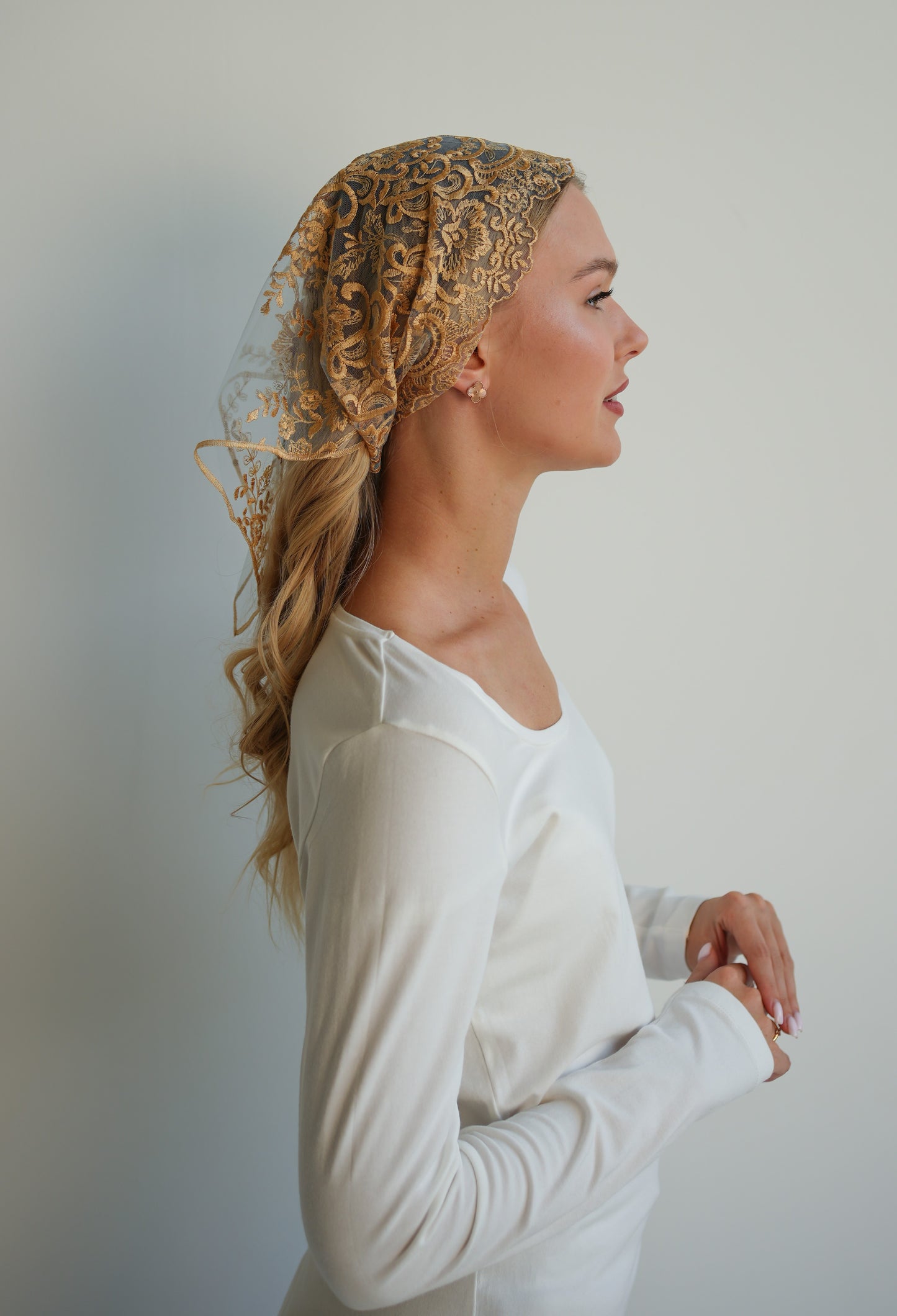 NEW GOLD & BLUE HEADBAND