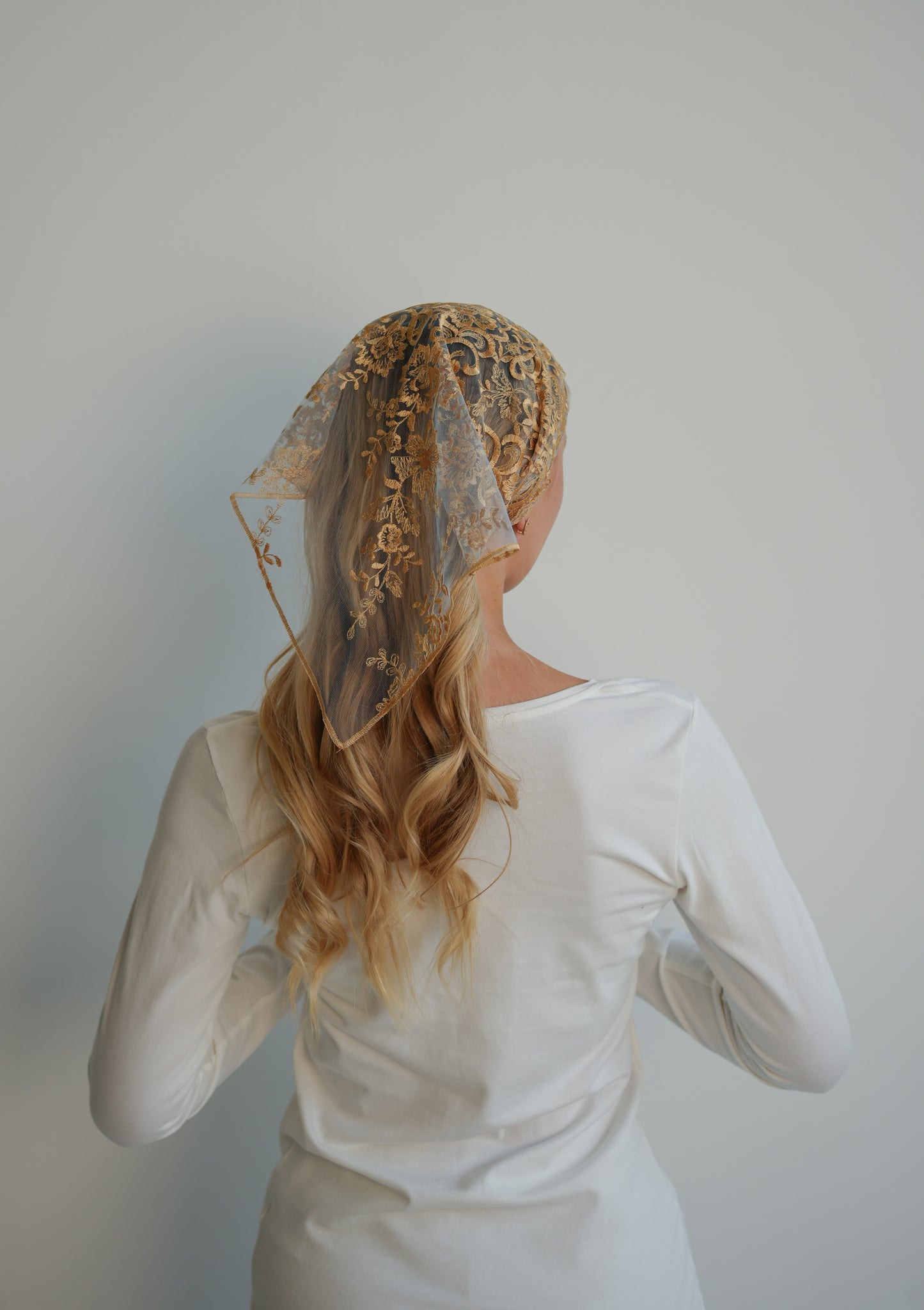 NEW GOLD & BLUE HEADBAND