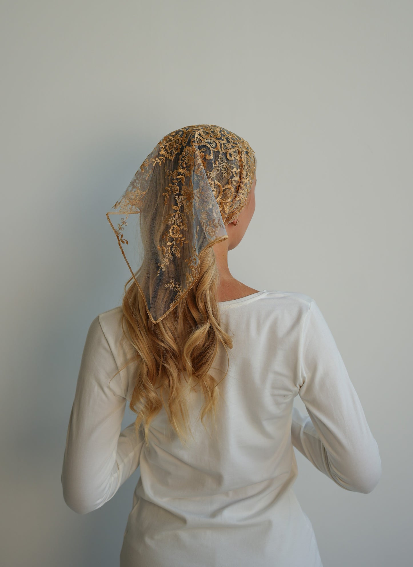 NEW GOLD & BLUE HEADBAND