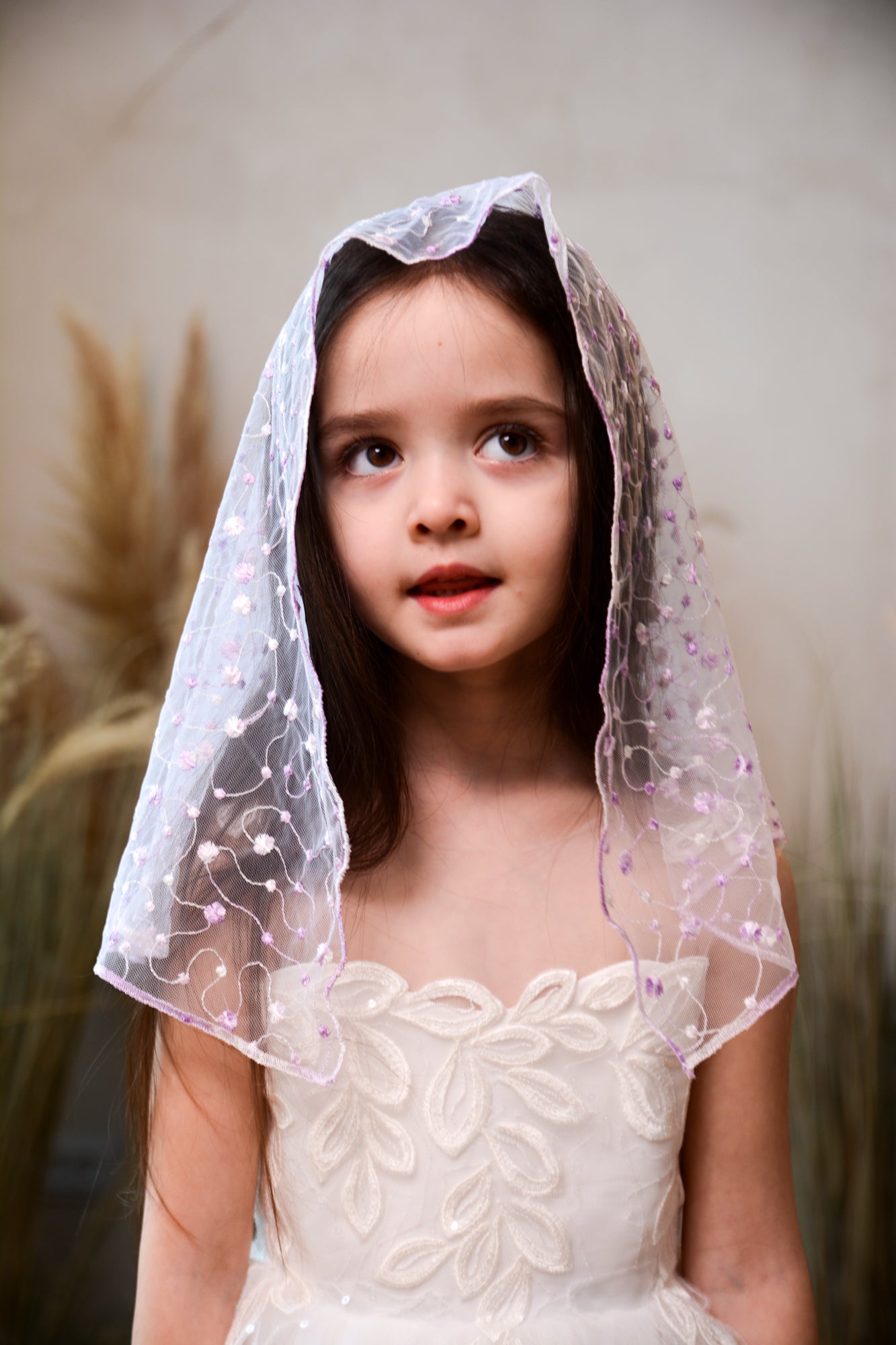PURPLE SHORT VEIL
