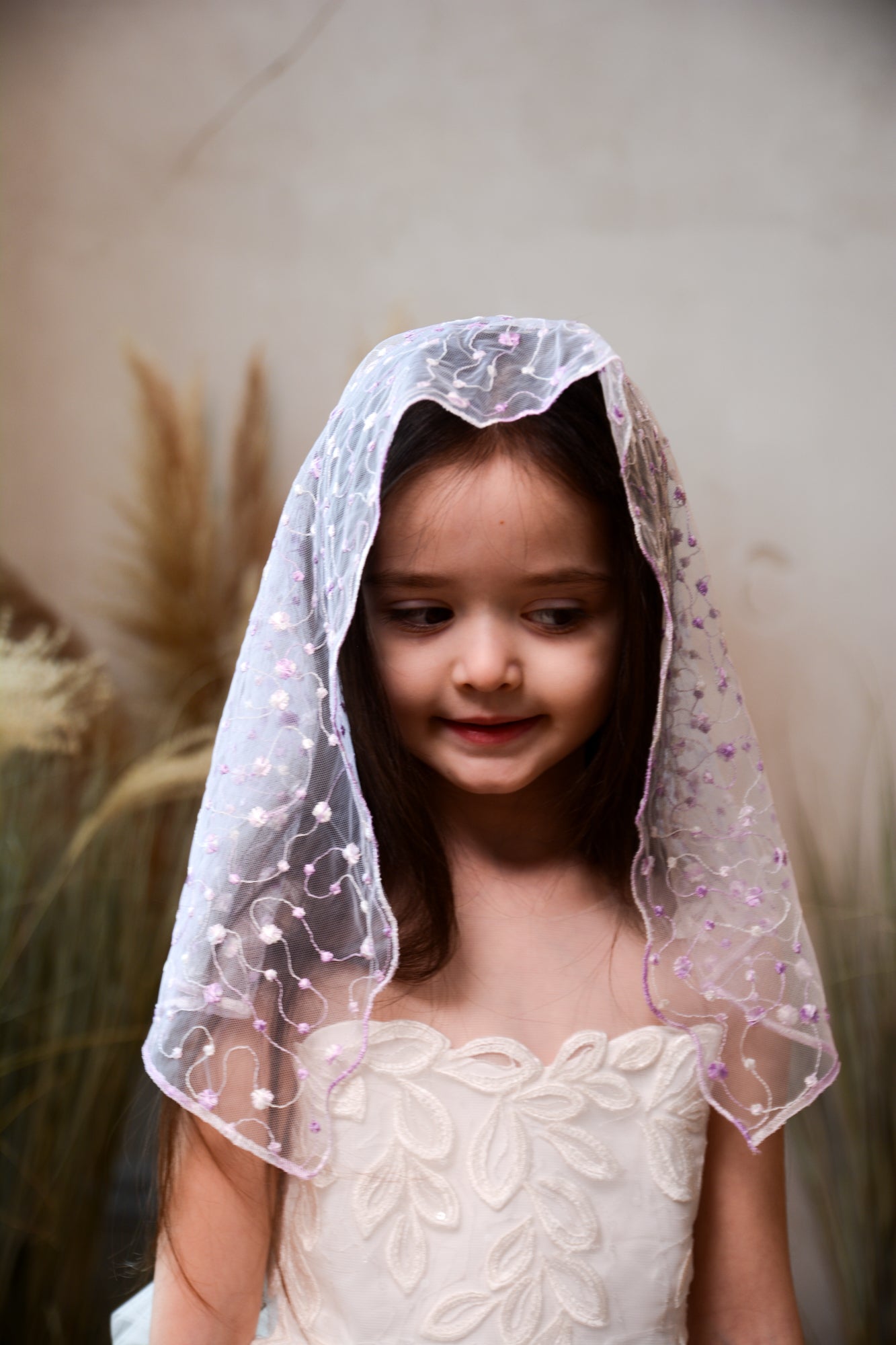 PURPLE SHORT VEIL