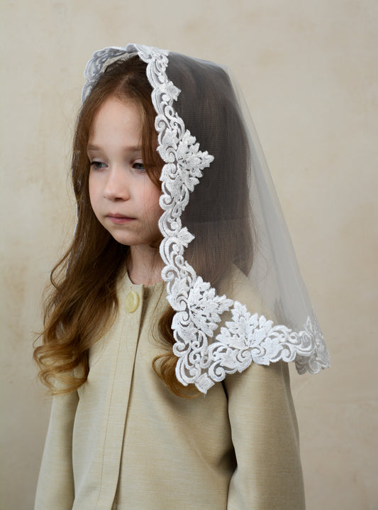 CHILD IVORY VEIL