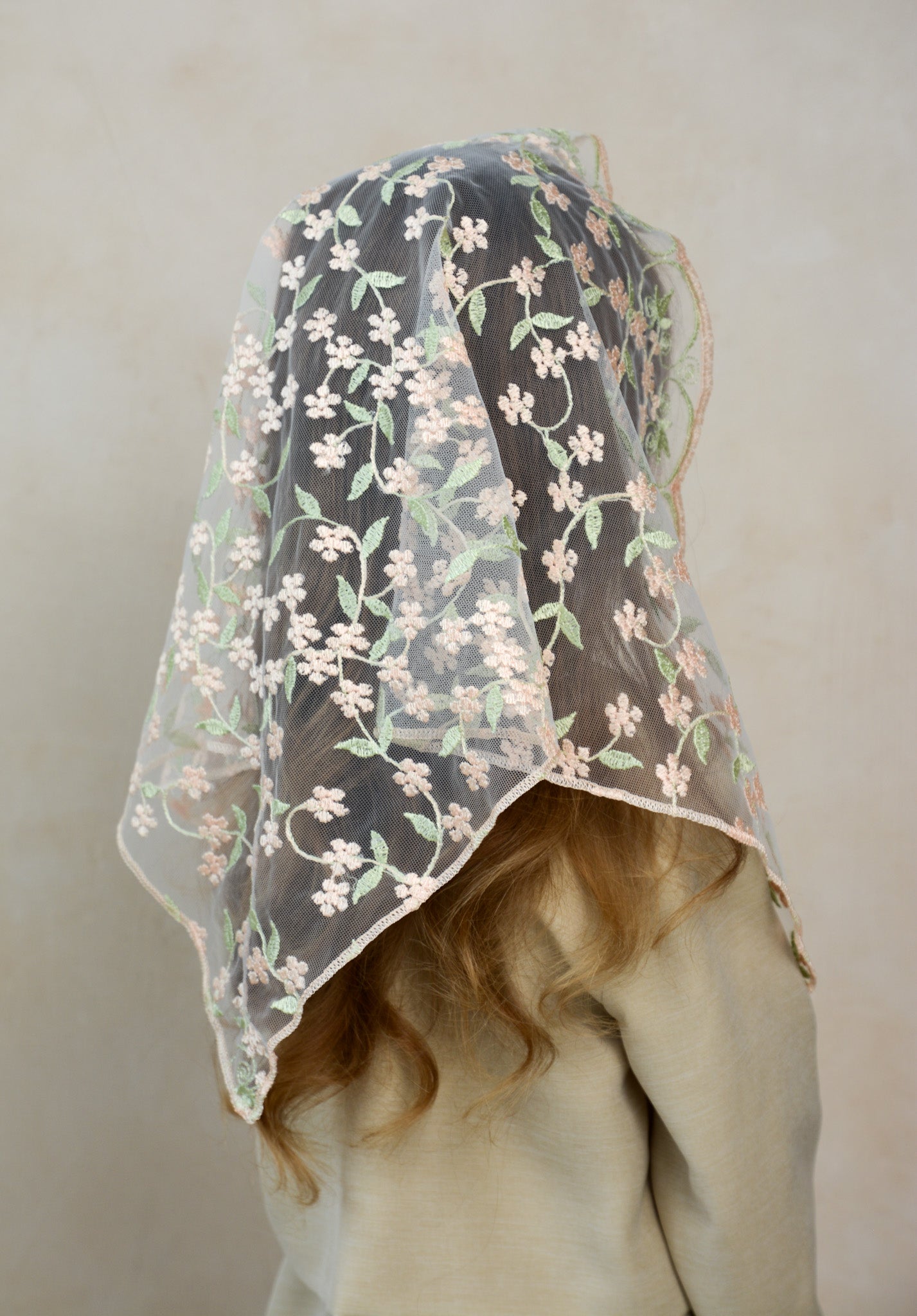 PEACH & PISTACHIO CHILD VEIL