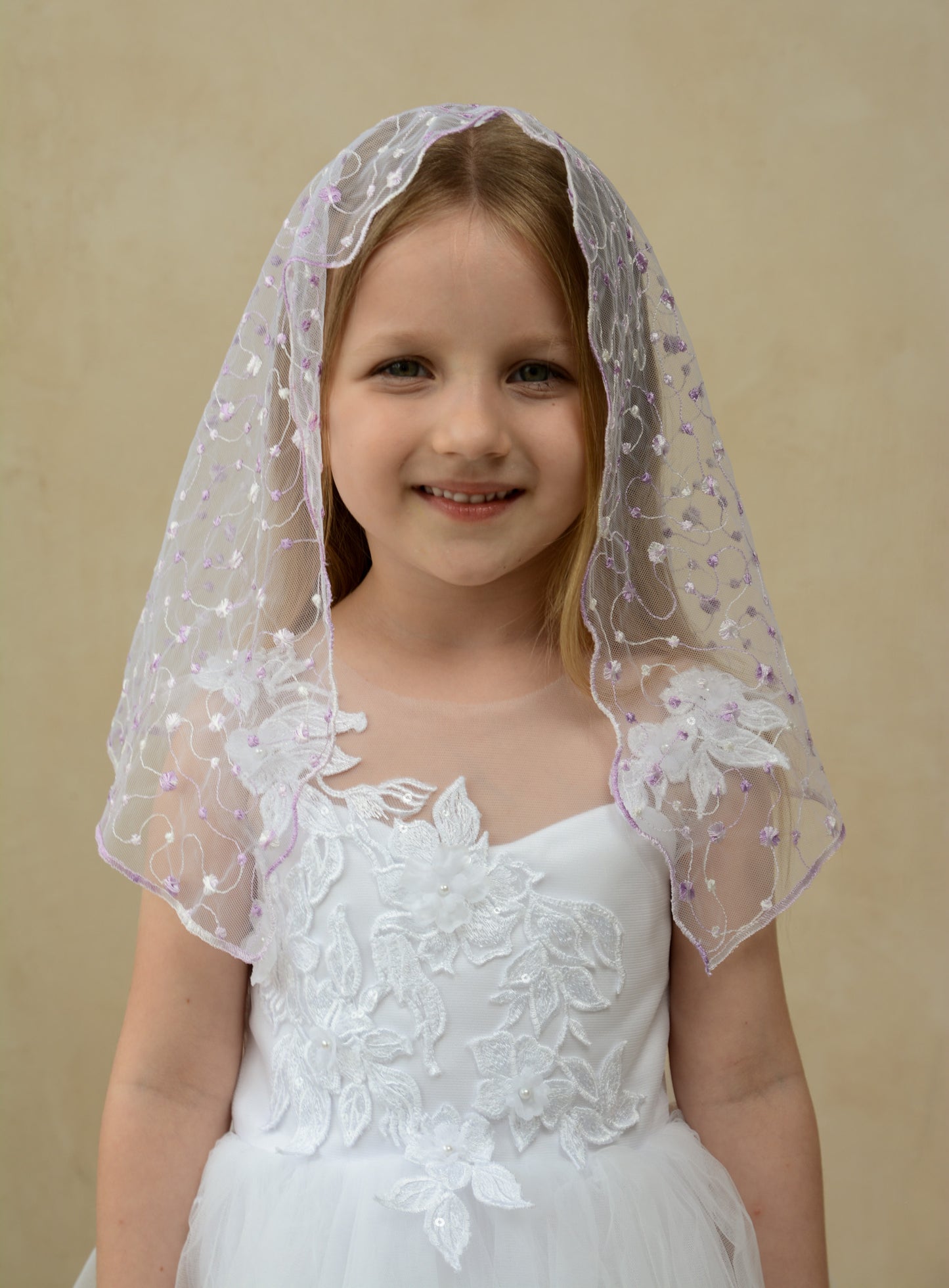 PURPLE SHORT VEIL