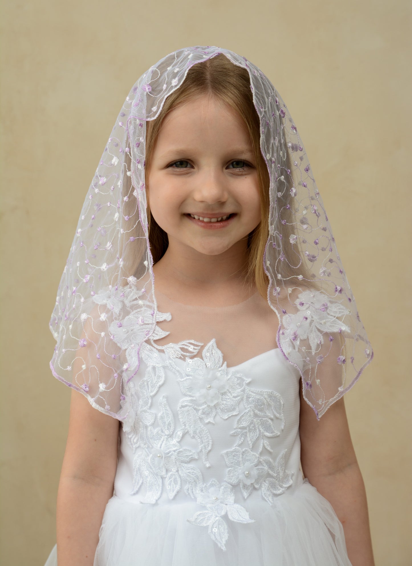 PURPLE SHORT VEIL