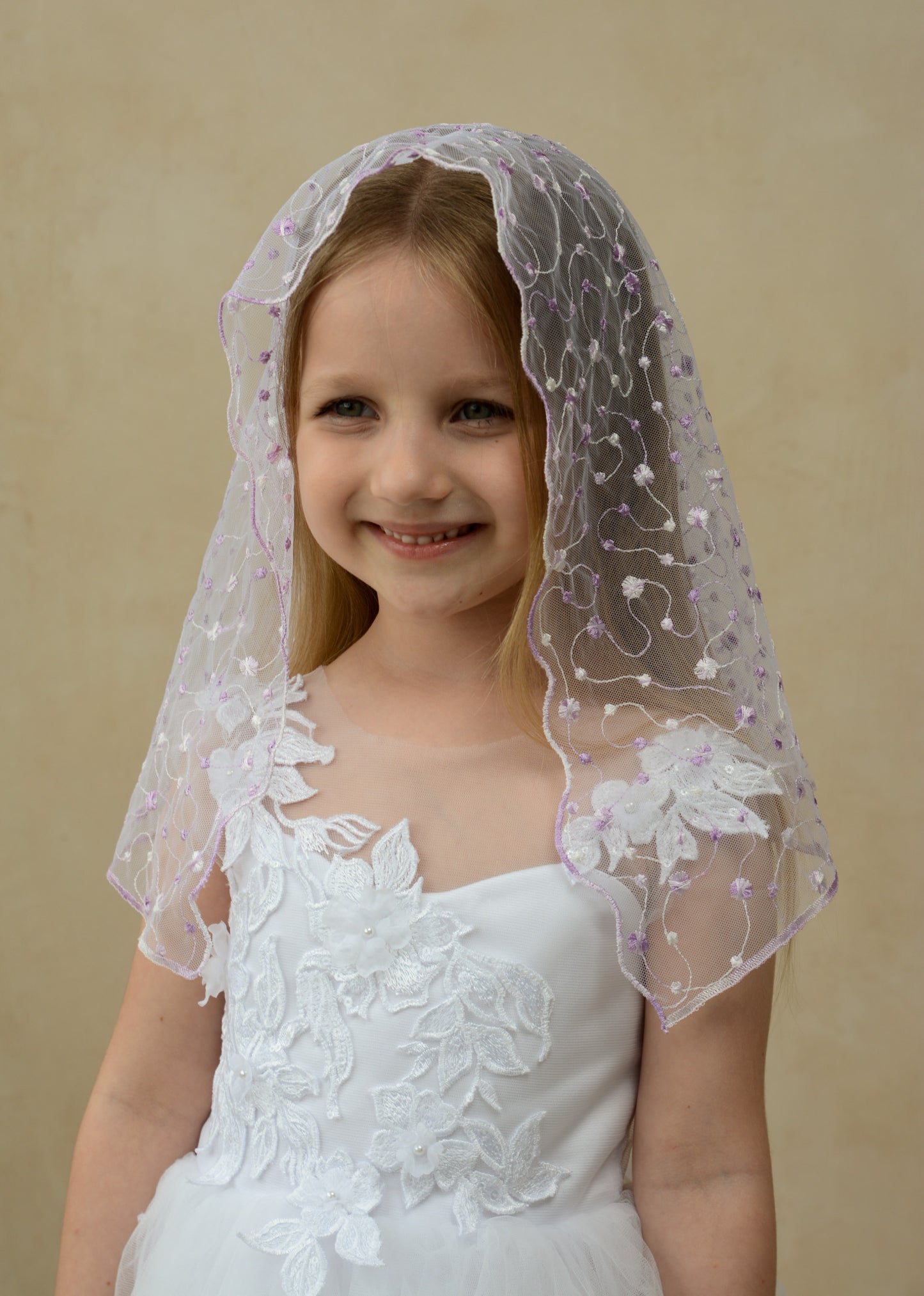 PURPLE SHORT VEIL
