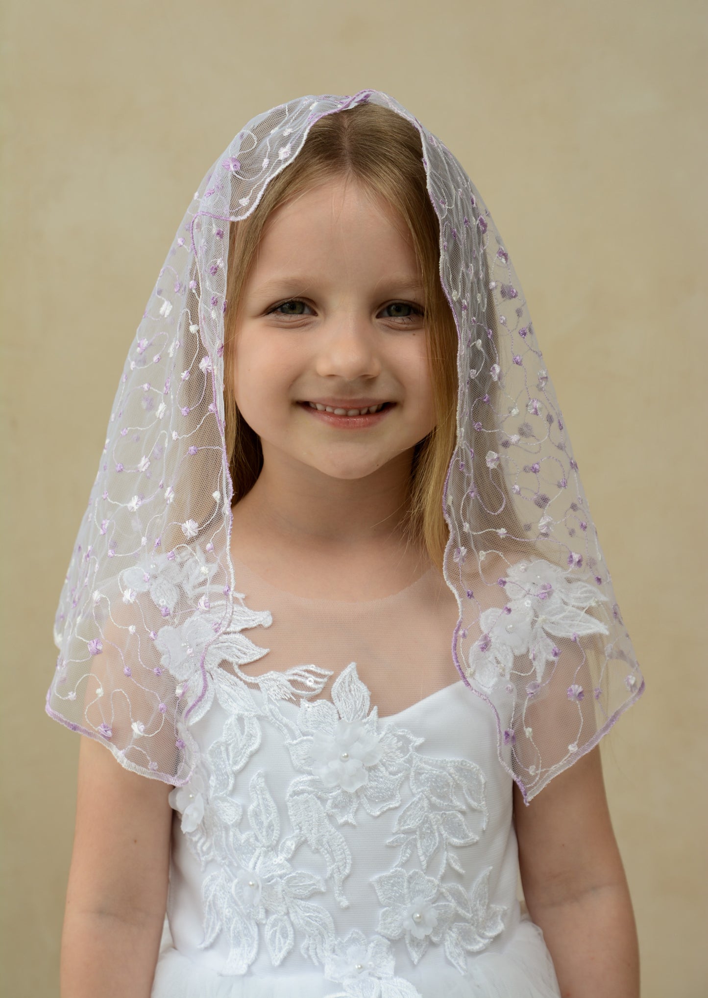 PURPLE SHORT VEIL