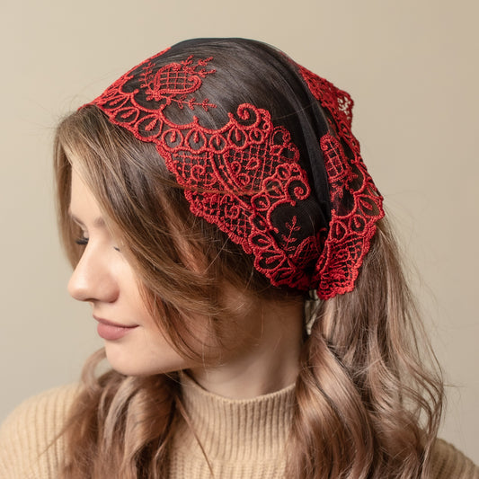 RED HEAD BAND - MariaVeils