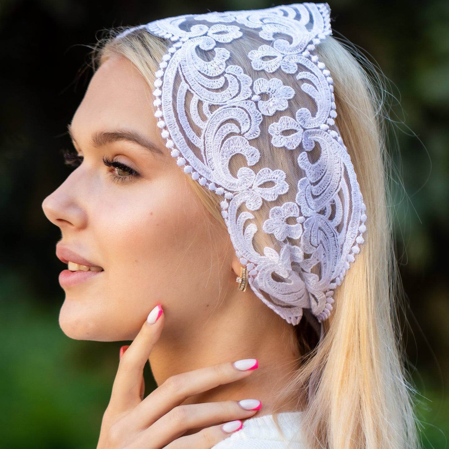 NEW IVORY HEADBAND - MariaVeils