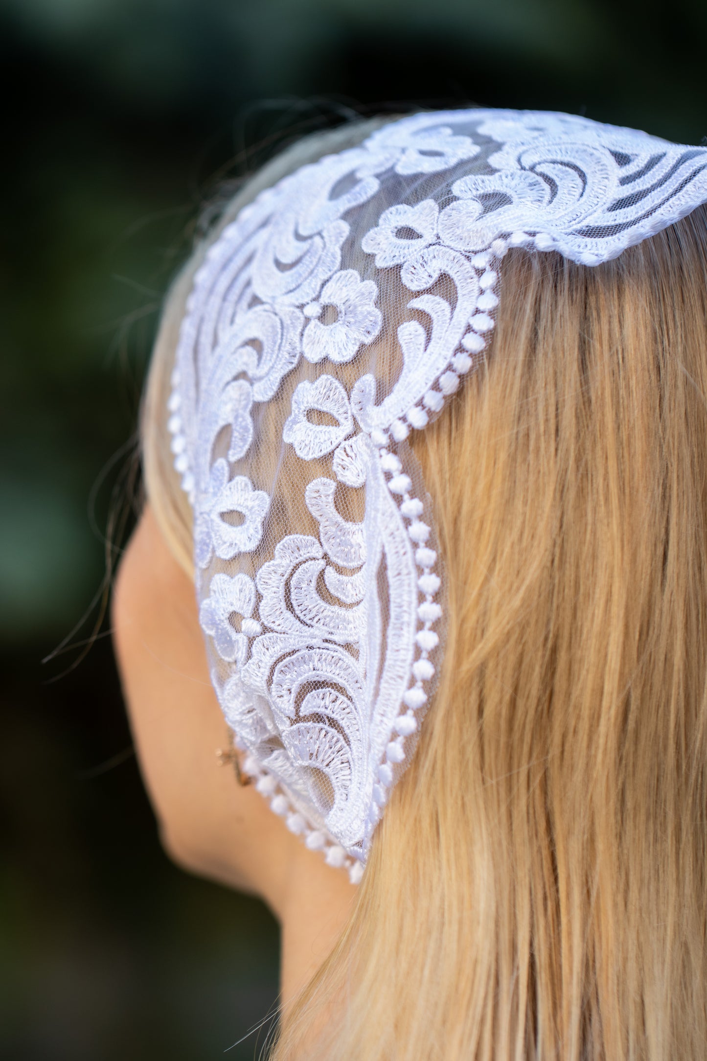 NEW IVORY HEADBAND - MariaVeils