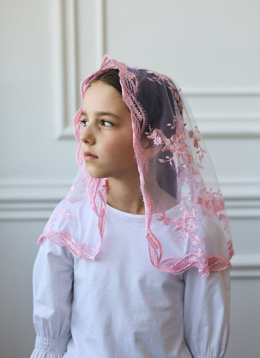 CHILD PINK VEIL