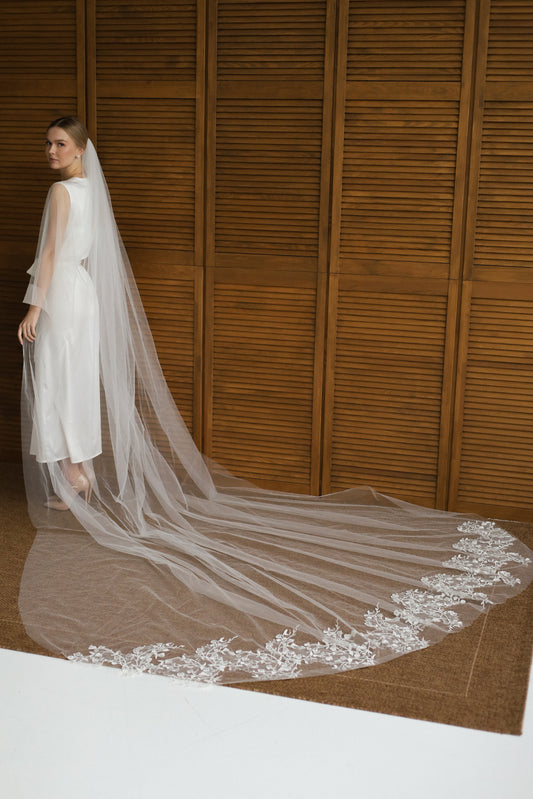 CAITLYN WEDDING VEIL - MariaVeils