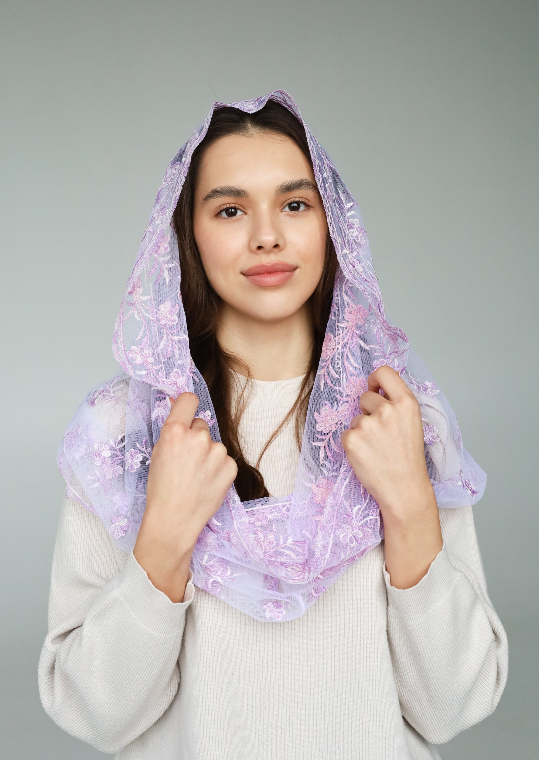 GRADIENT PURPLE VEIL - MariaVeils