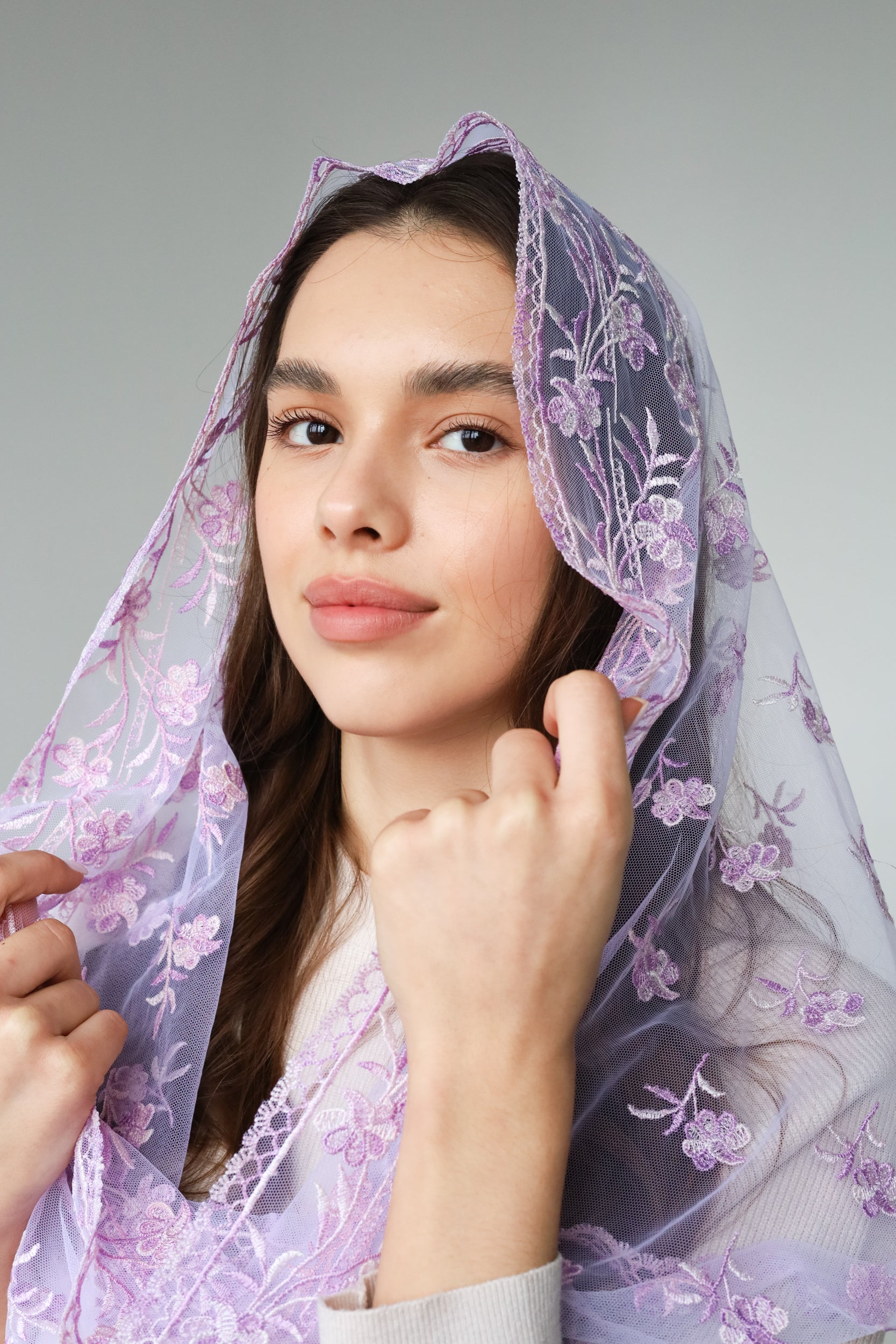 GRADIENT PURPLE VEIL - MariaVeils