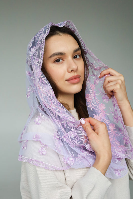 GRADIENT PURPLE VEIL - MariaVeils