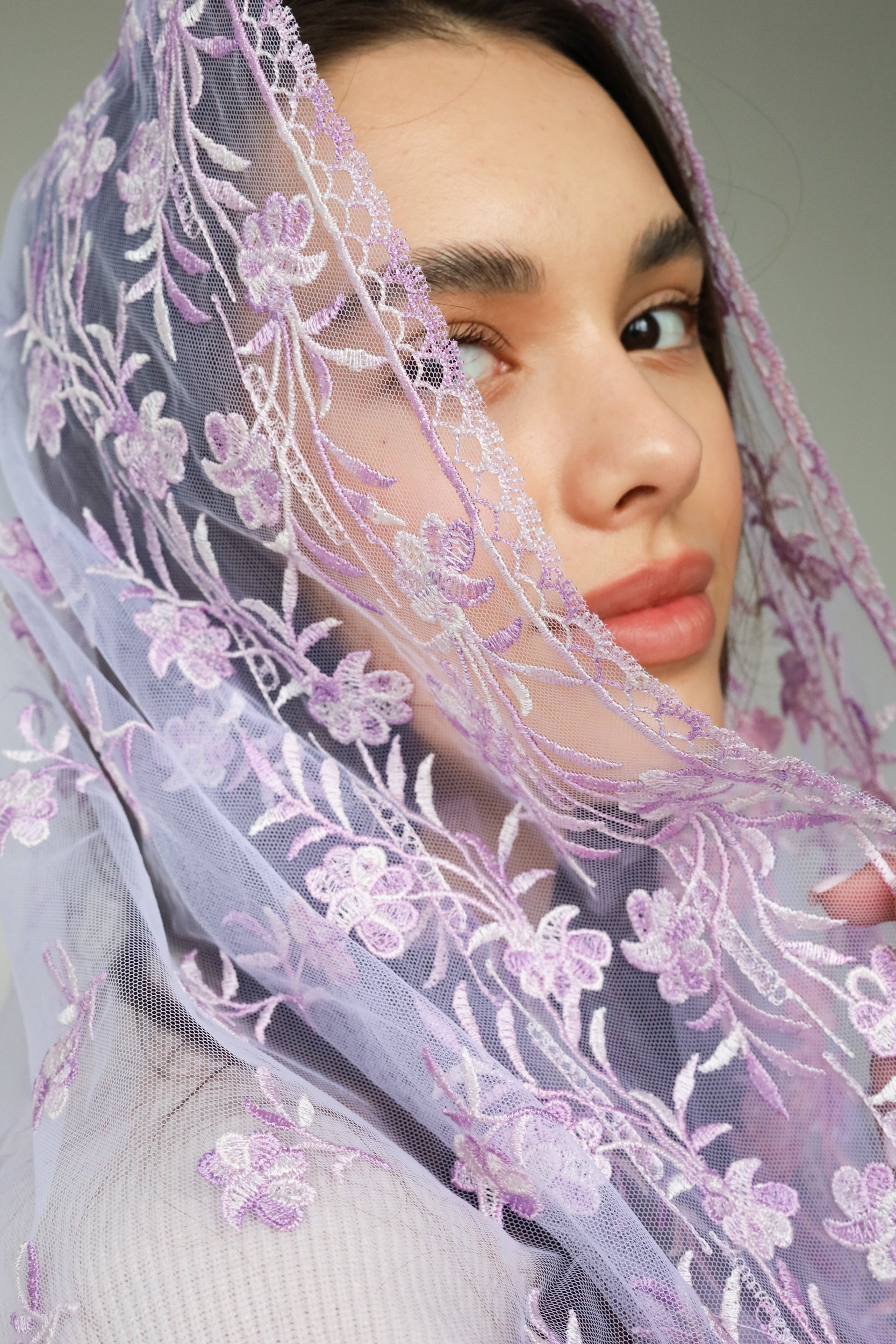 GRADIENT PURPLE VEIL - MariaVeils
