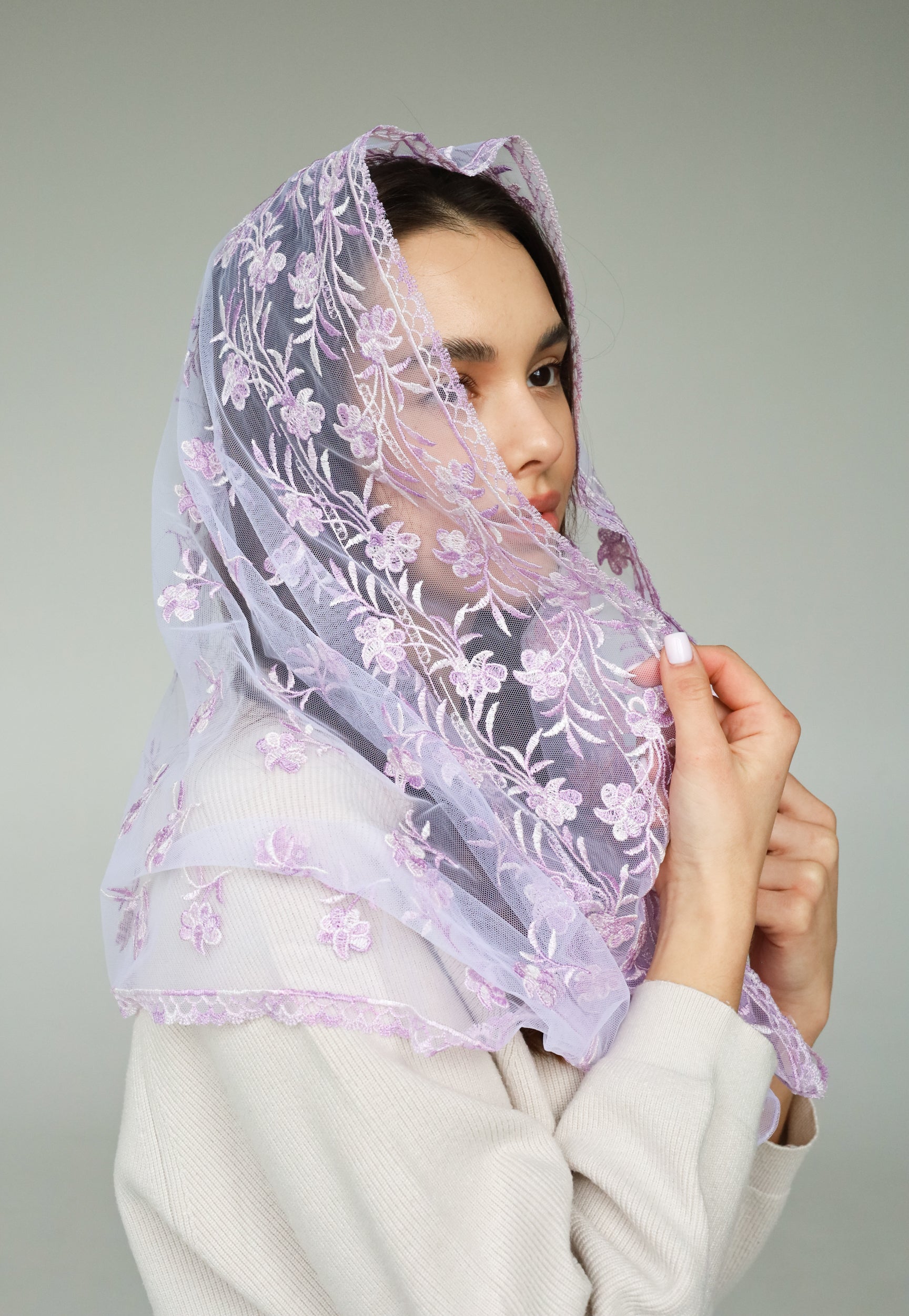 GRADIENT PURPLE VEIL - MariaVeils