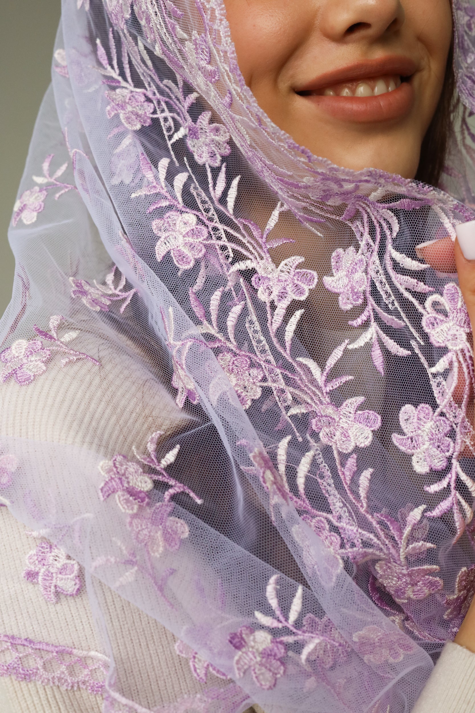 GRADIENT PURPLE VEIL - MariaVeils