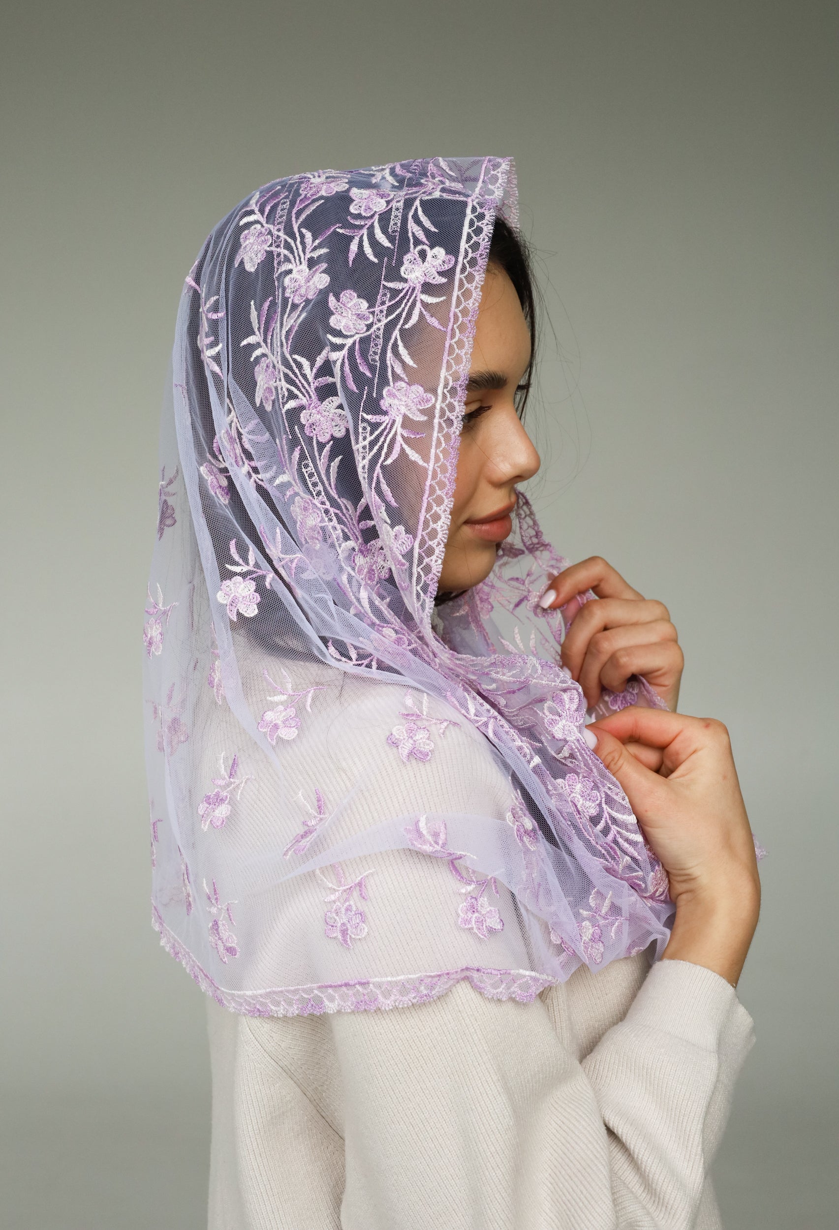 GRADIENT PURPLE VEIL - MariaVeils