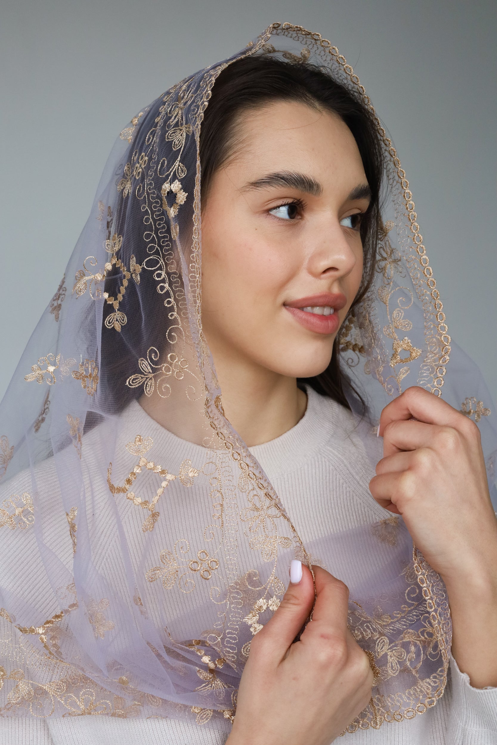 Gold Chapel Veil - MariaVeils