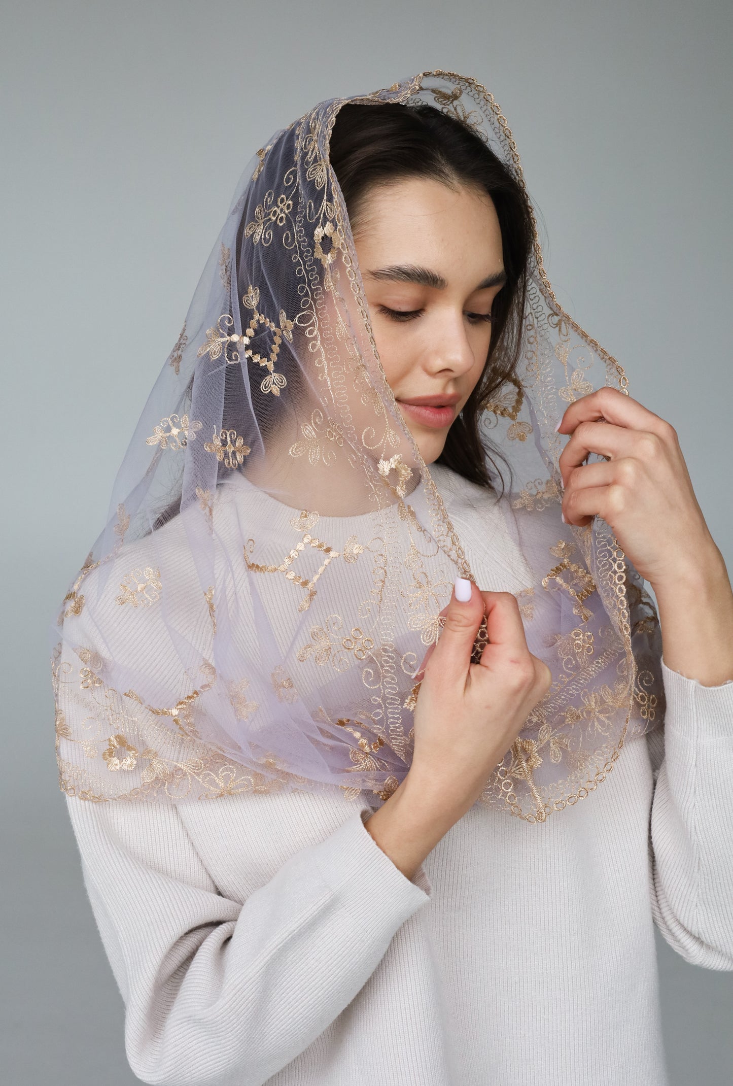Gold Chapel Veil - MariaVeils