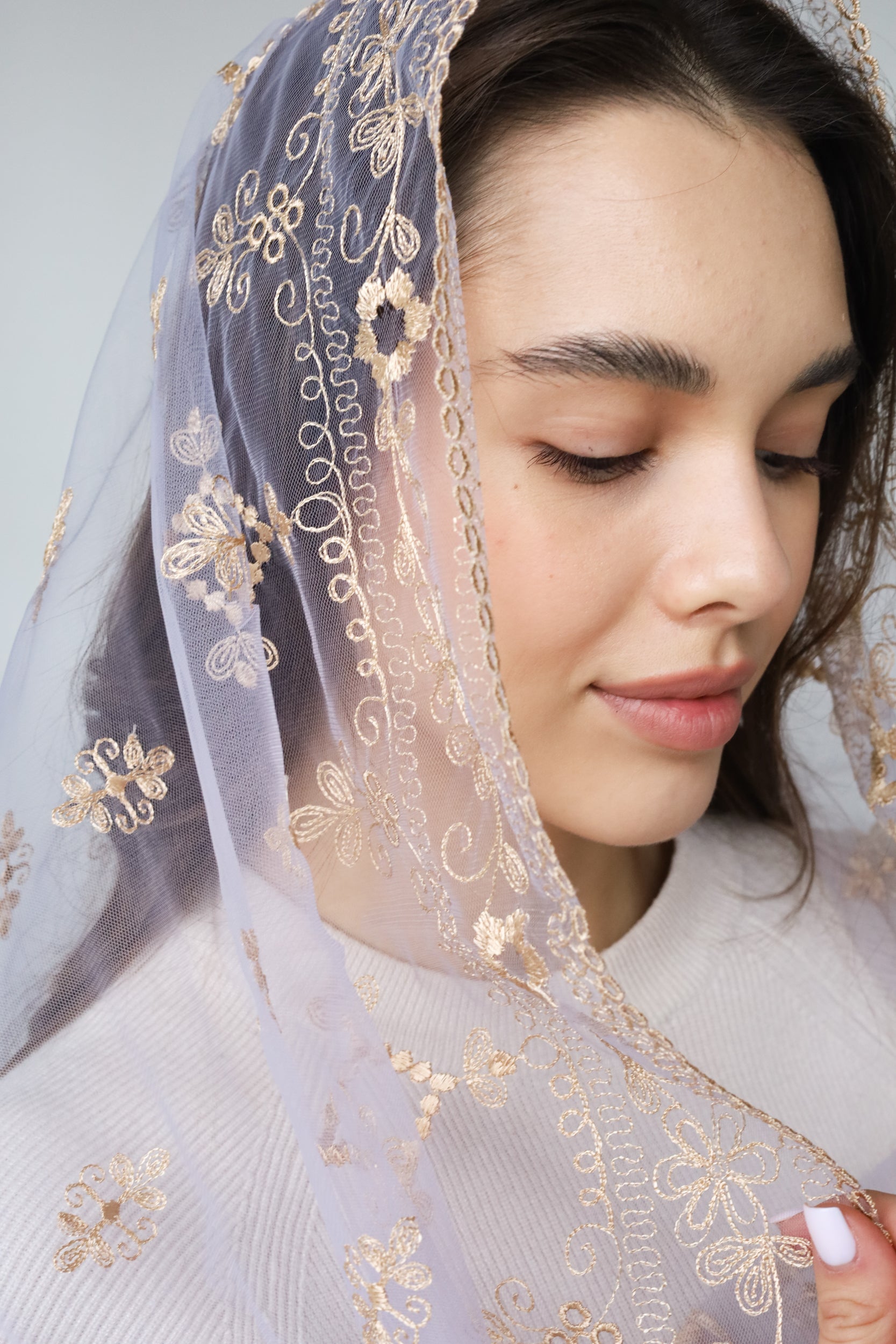 Gold Chapel Veil - MariaVeils