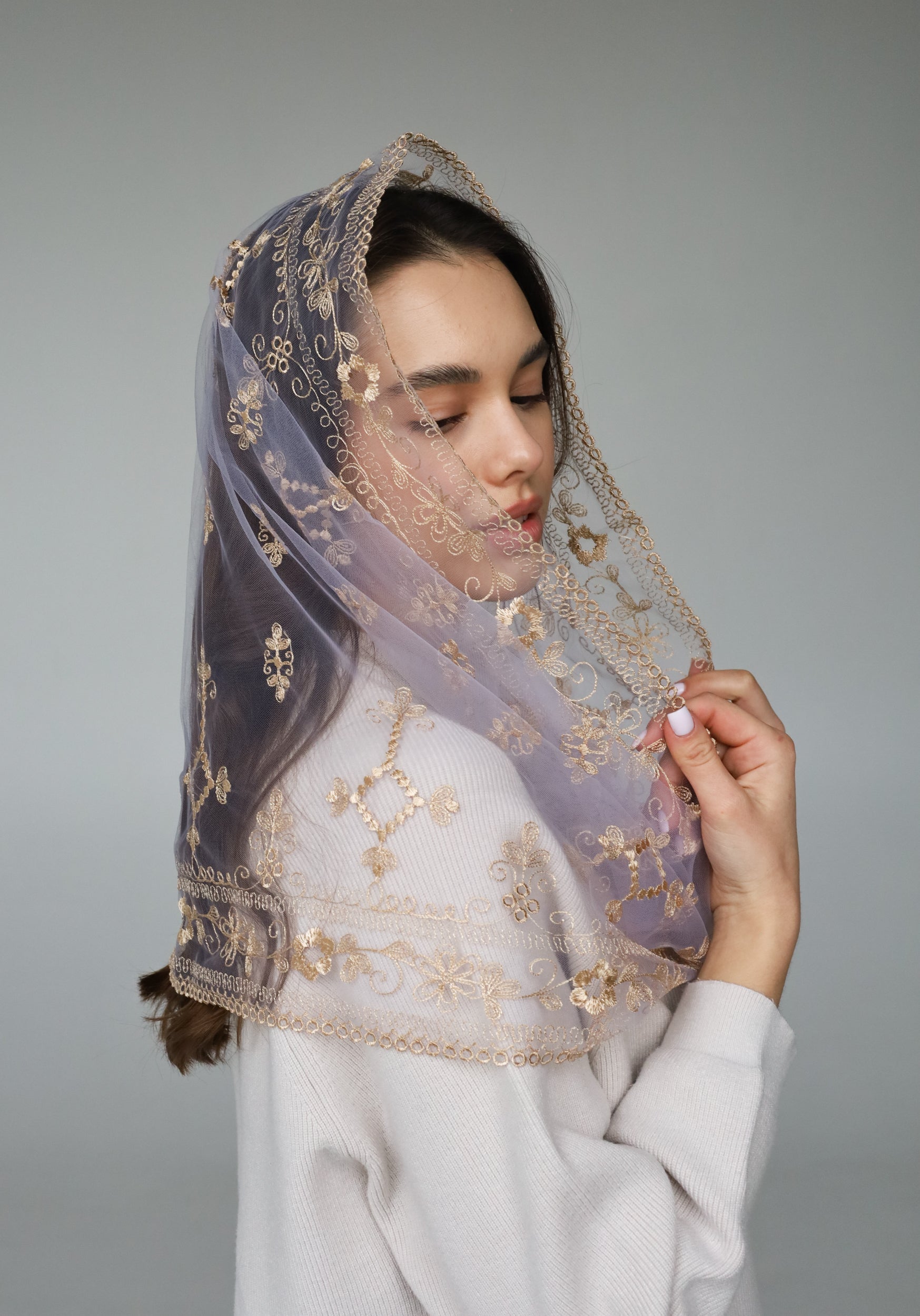 Gold Chapel Veil - MariaVeils