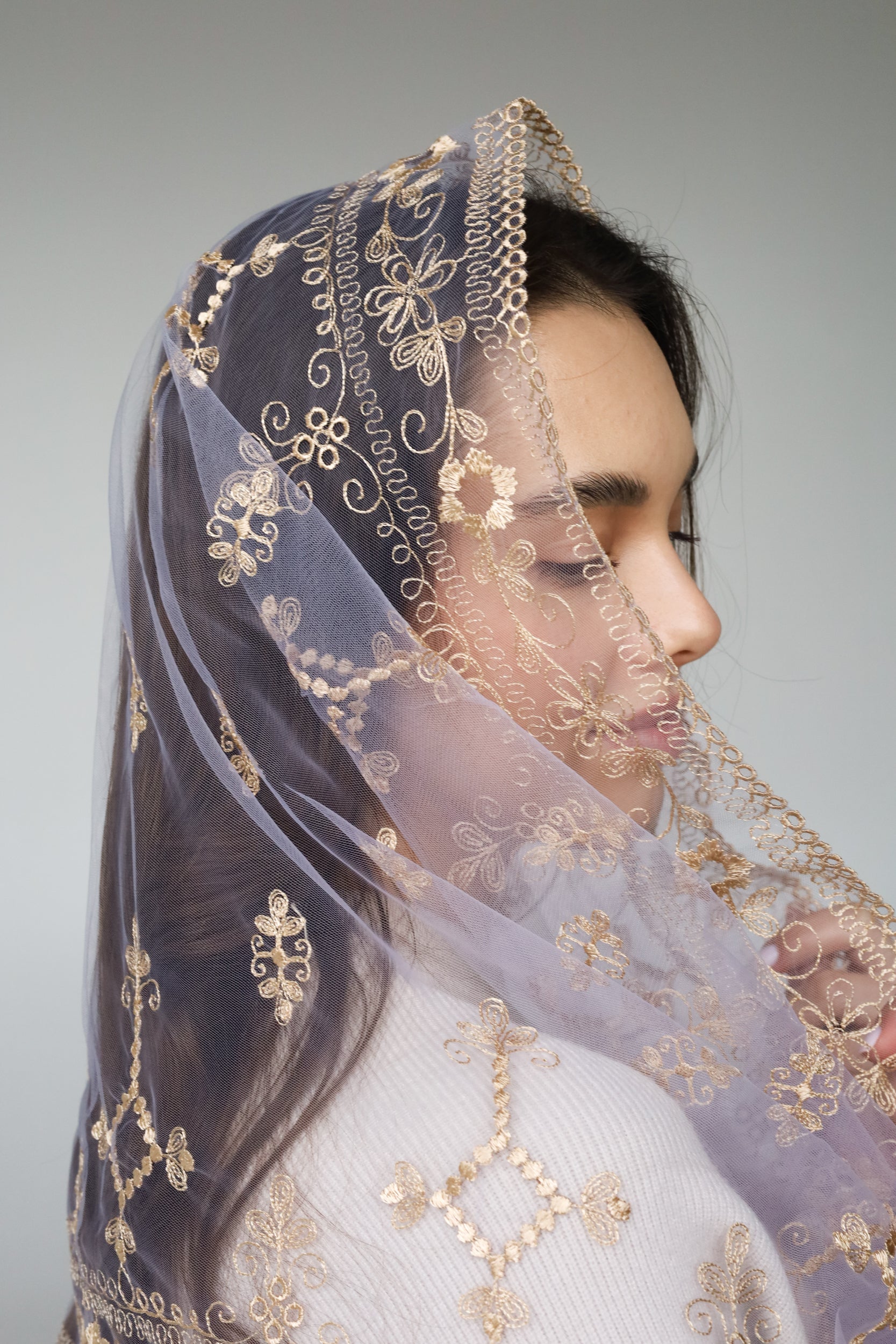 Gold Chapel Veil - MariaVeils