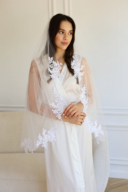HANNAH WEDDING VEIL - MariaVeils