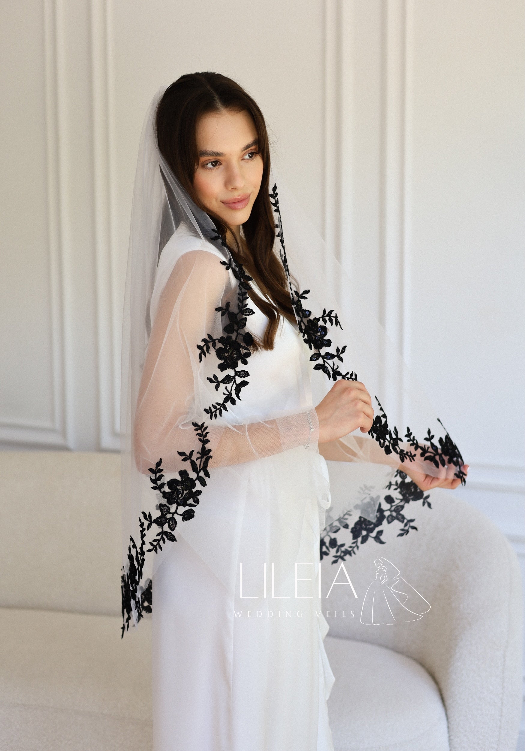 HARPER WEDDING VEIL - MariaVeils