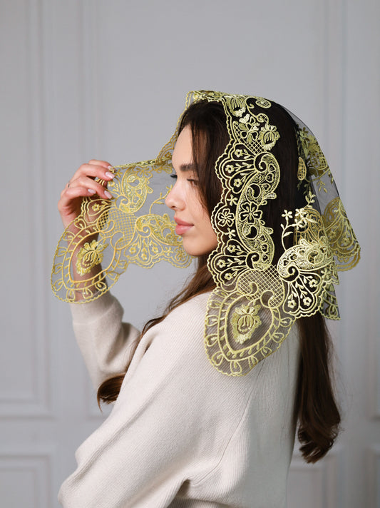 YELLOW TRIANGLE VEIL