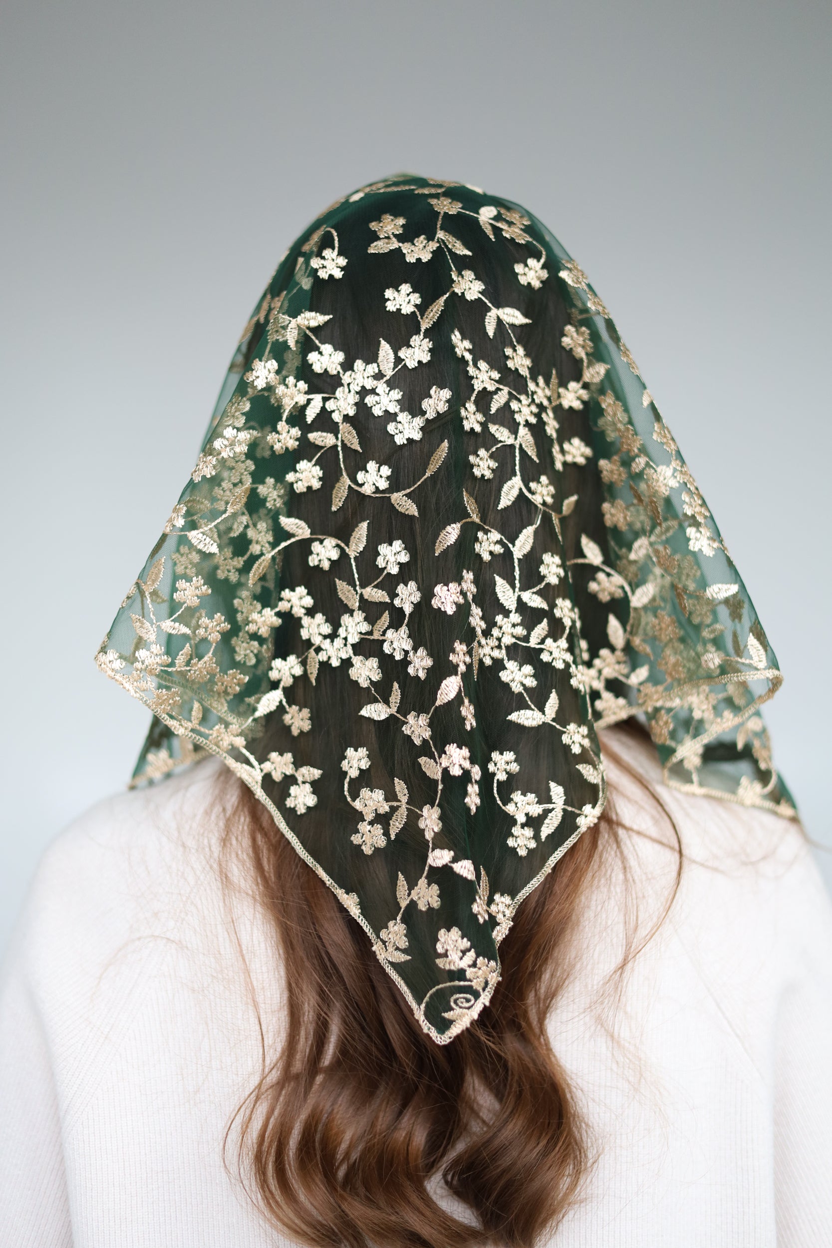 GREEN & YELLOW VEIL - MariaVeils