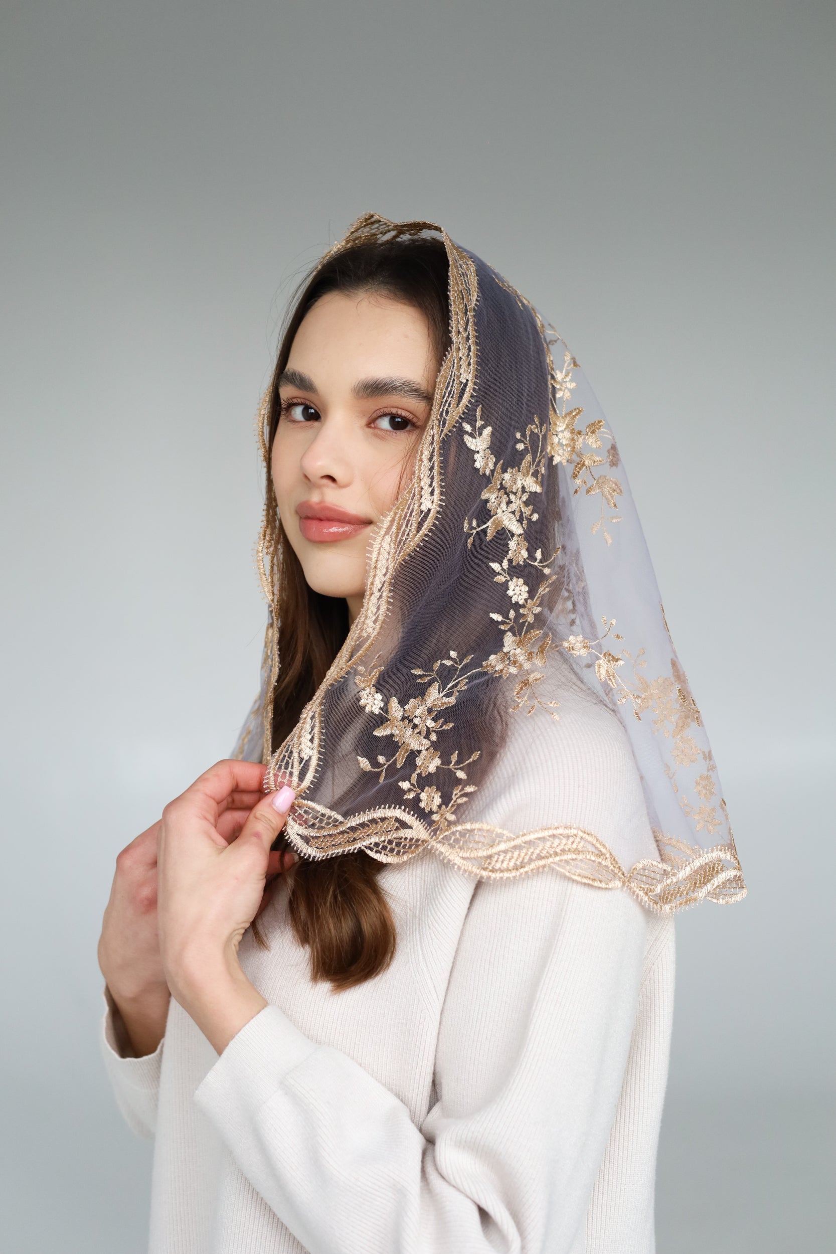 GOLD & PURPLE VEIL - MariaVeils