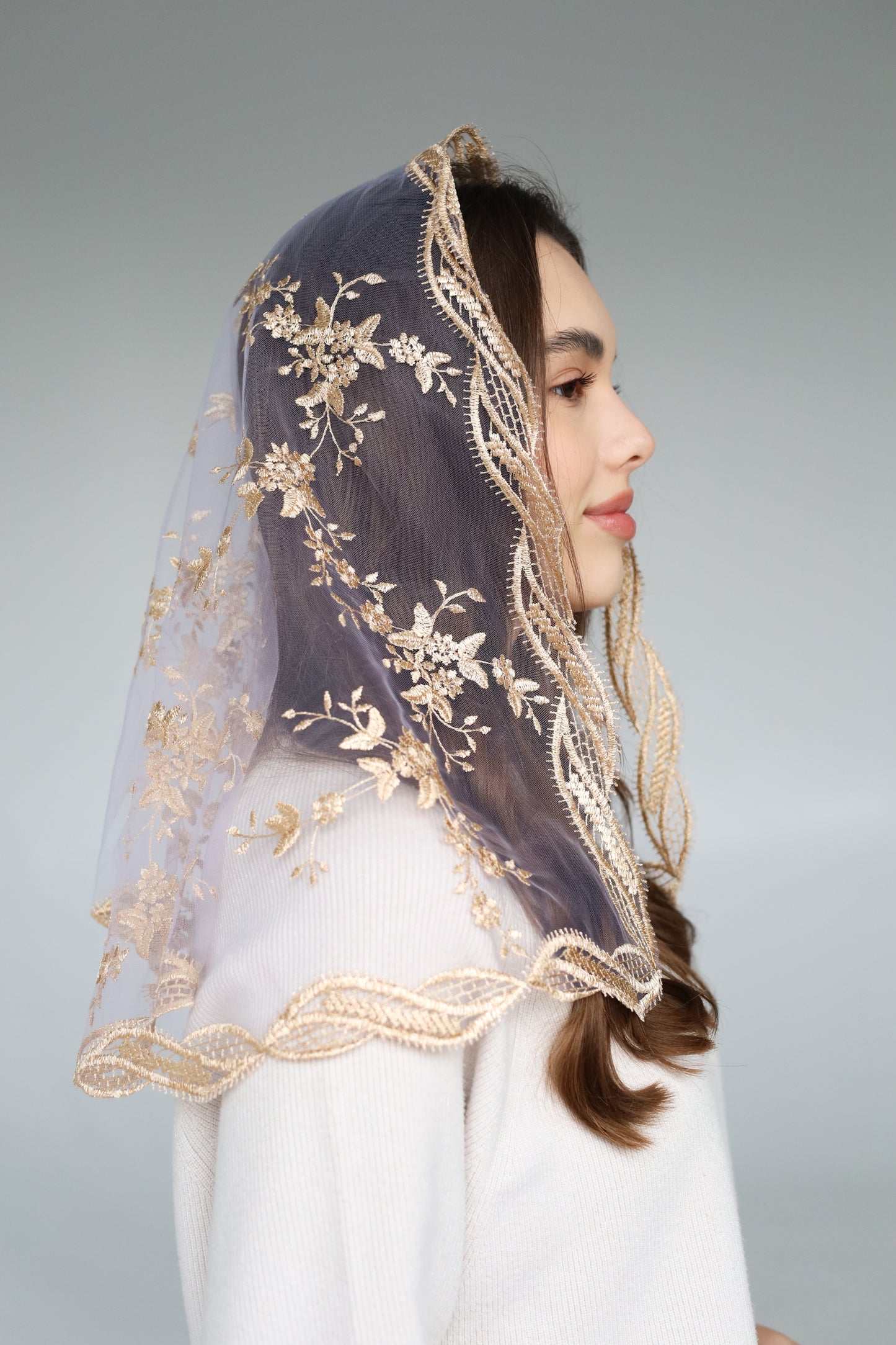 GOLD & PURPLE VEIL - MariaVeils