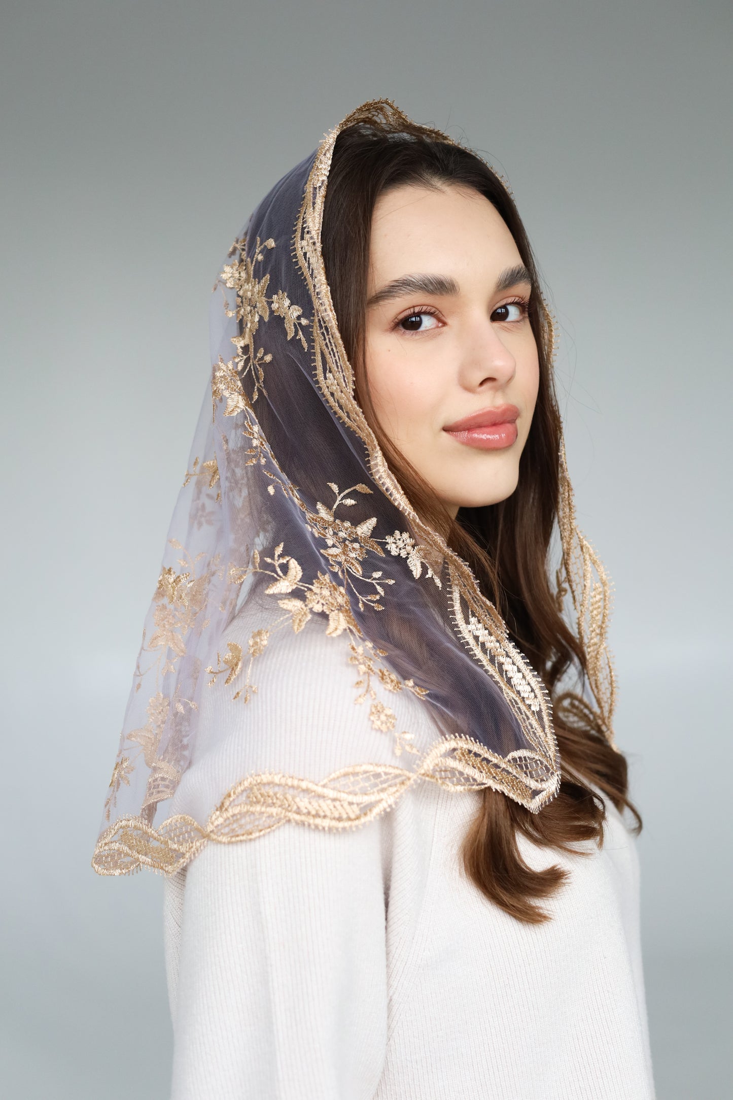 GOLD & PURPLE VEIL - MariaVeils