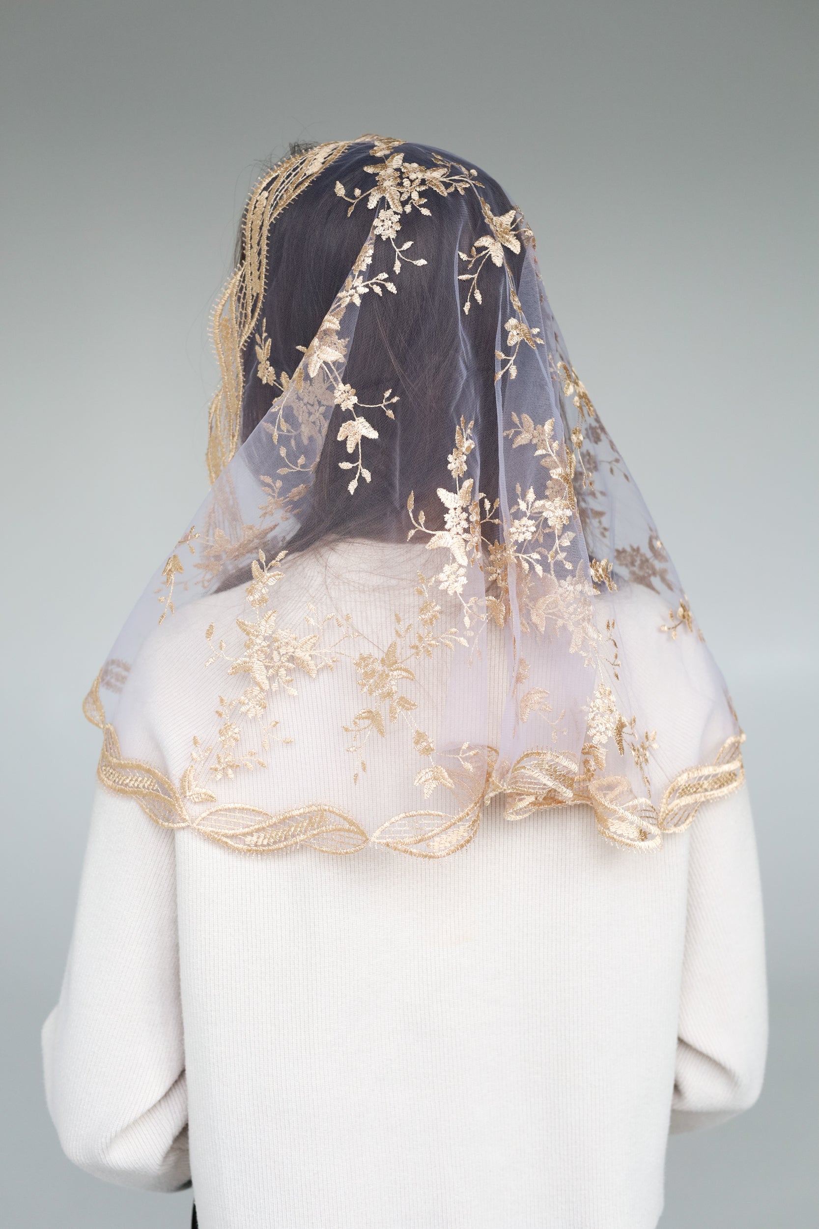 GOLD & PURPLE VEIL - MariaVeils