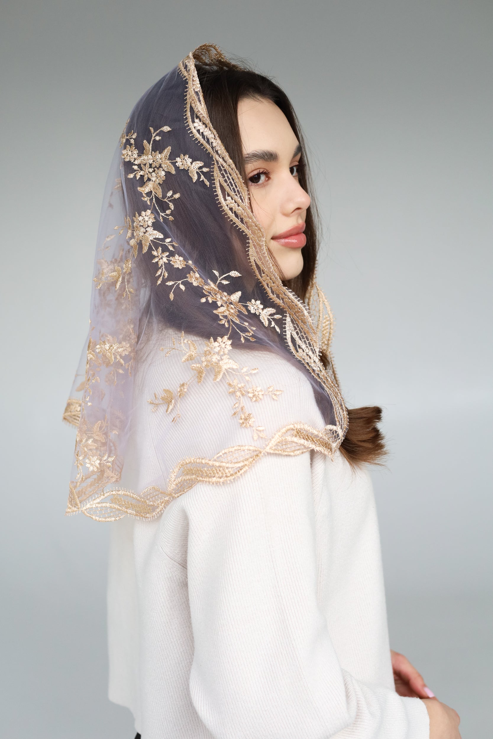 GOLD & PURPLE VEIL - MariaVeils