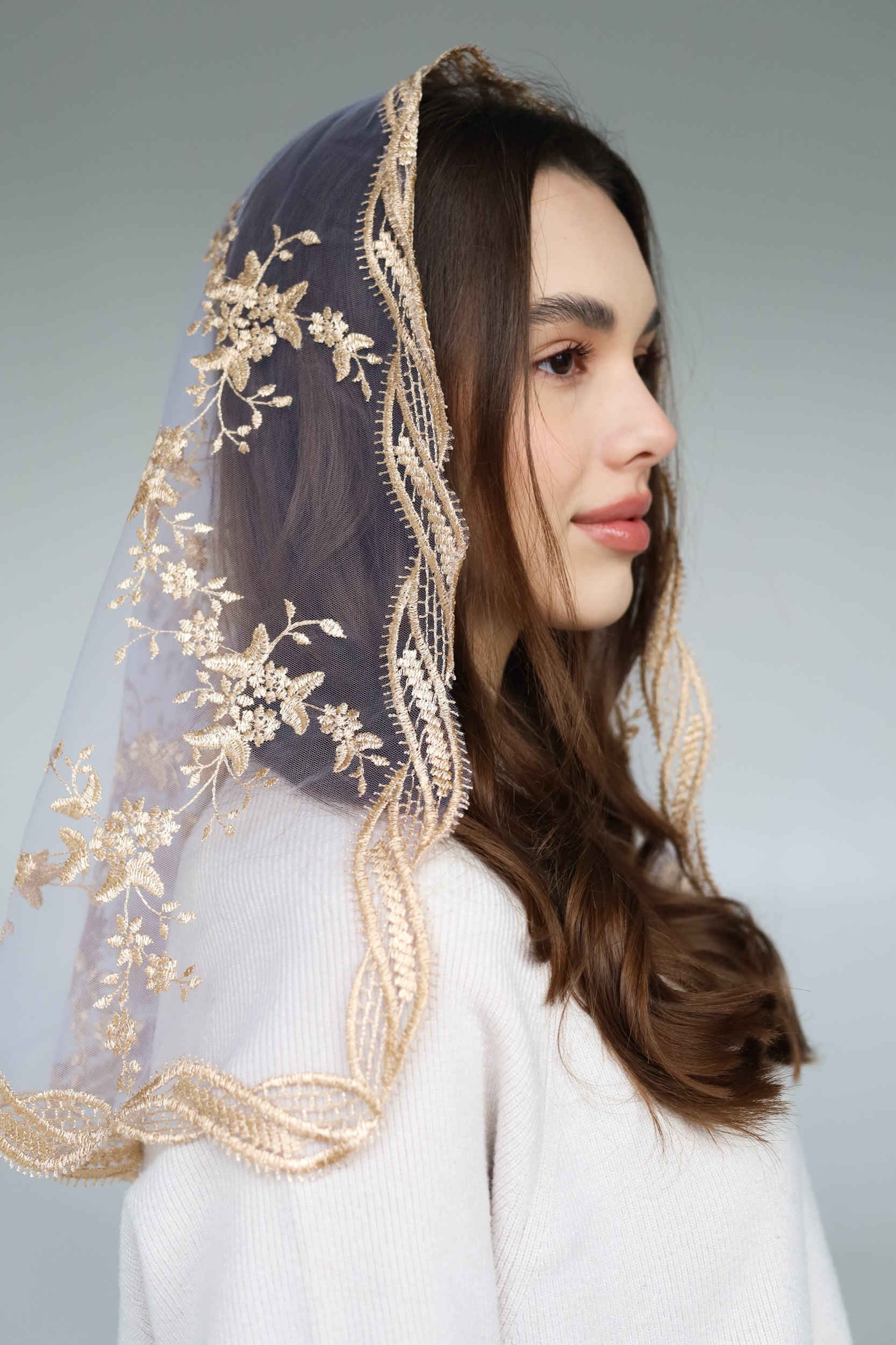 GOLD & PURPLE VEIL - MariaVeils