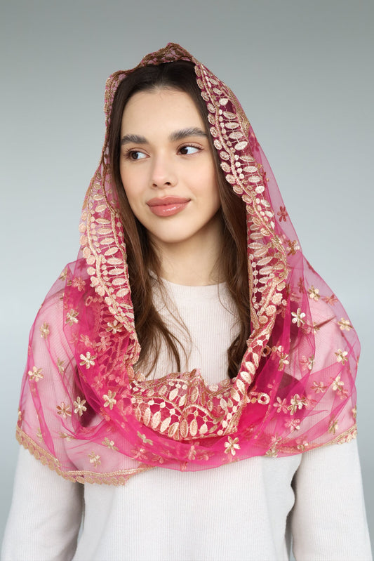 INFINITY PINK VEIL - MariaVeils