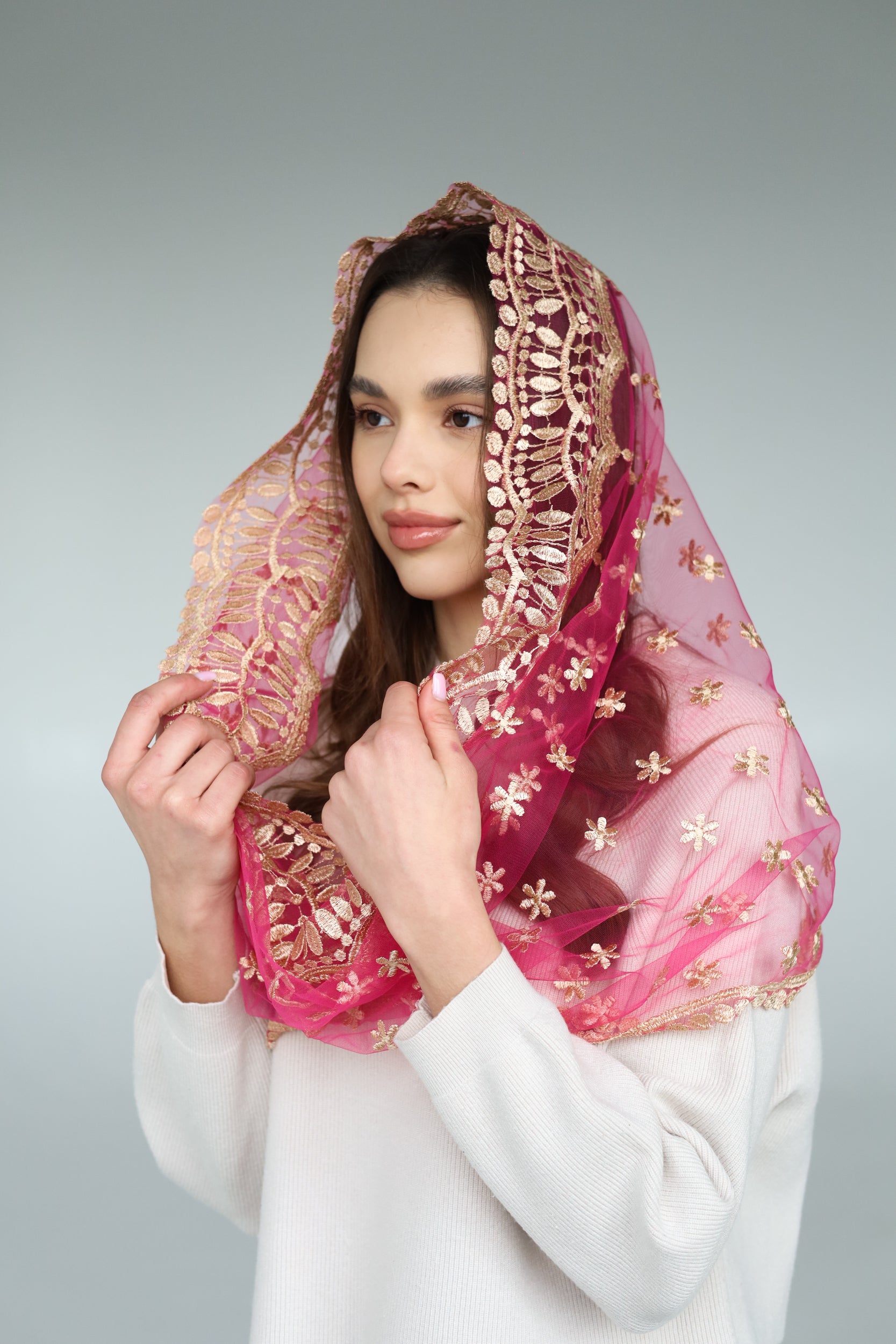 INFINITY PINK VEIL - MariaVeils