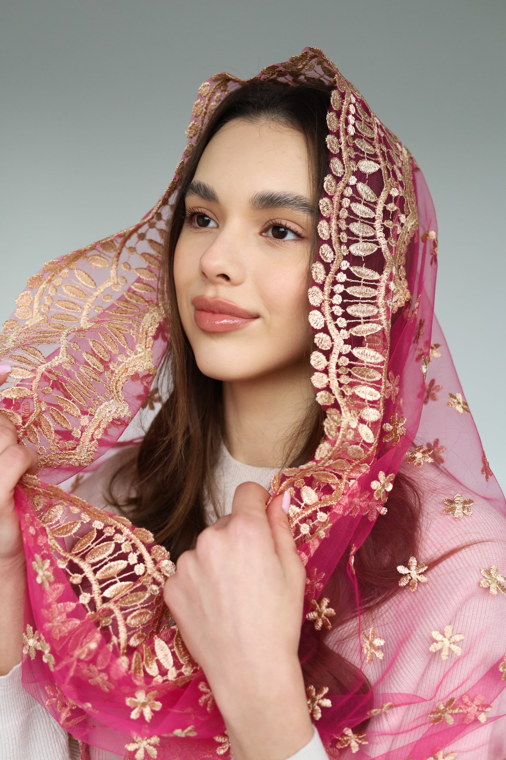 INFINITY PINK VEIL - MariaVeils